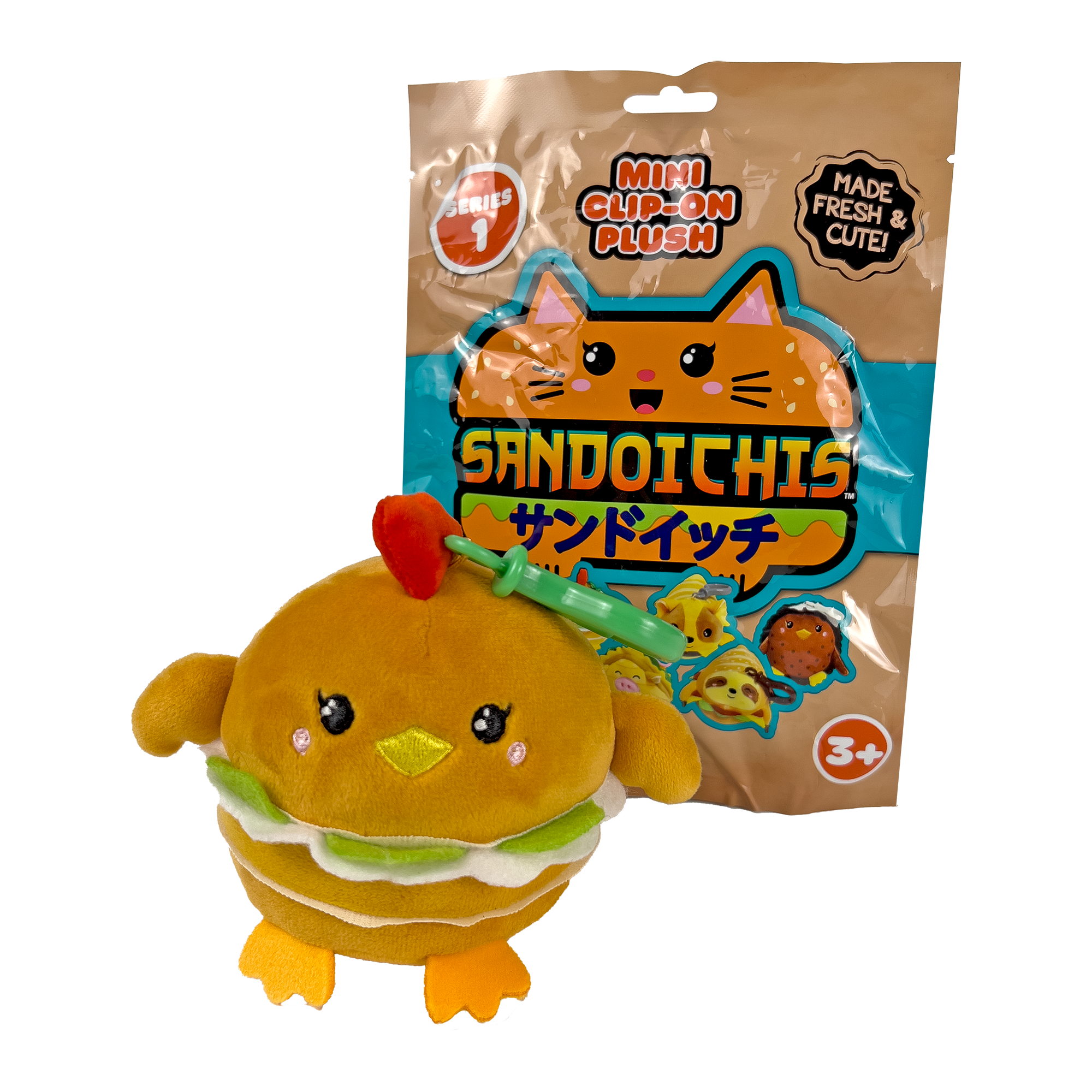 Sandoichis™ Mini Clip-On Plush Blind Bag