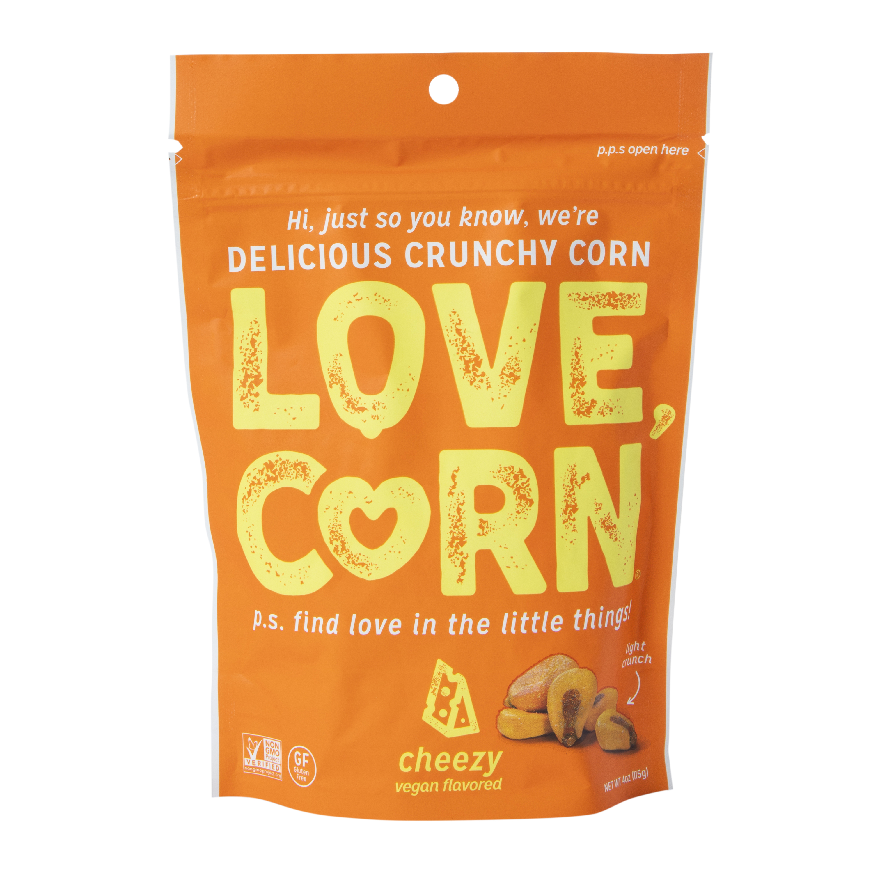 Love, Corn® Cheezy Vegan Flavored 4oz