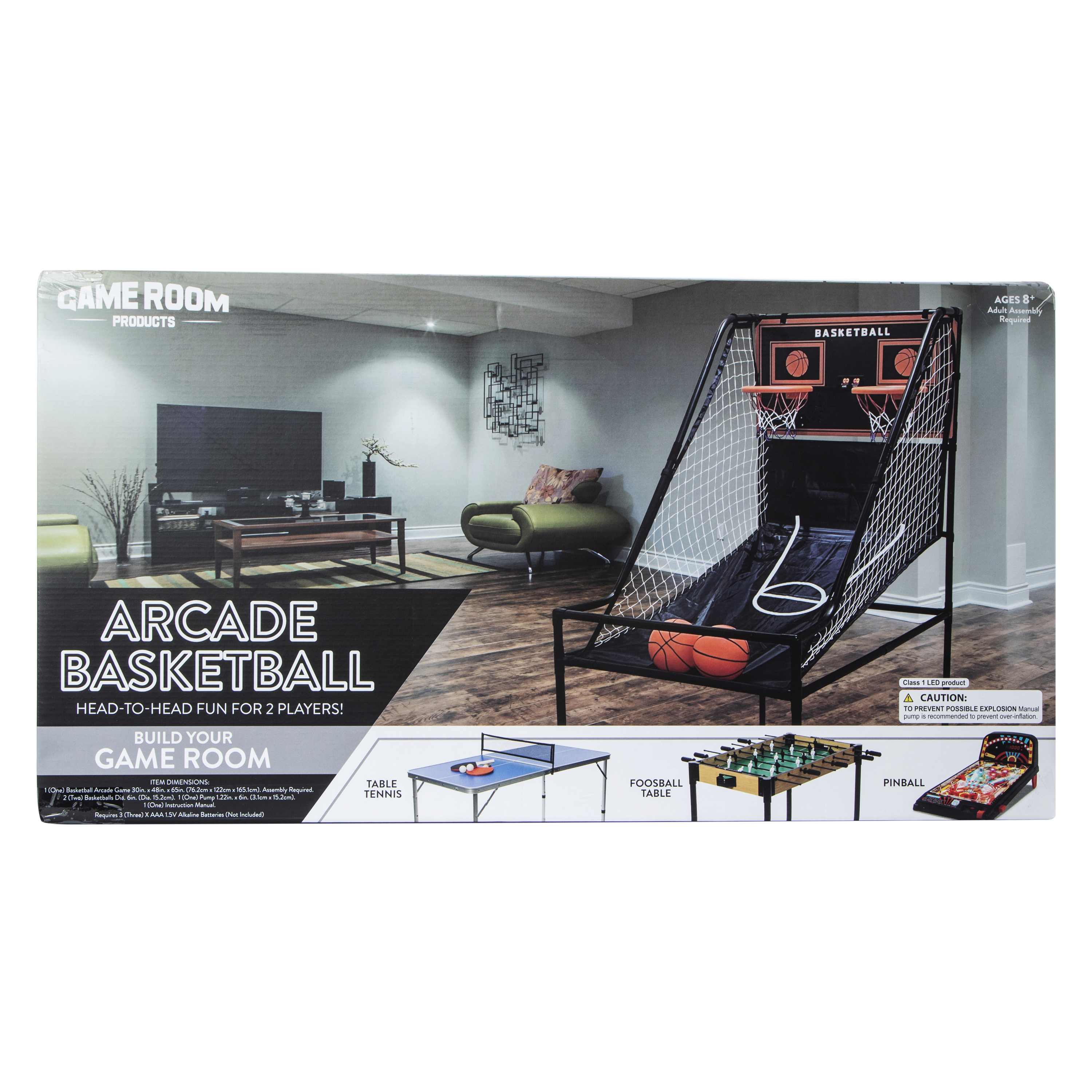 Arcade Basketball Game 48in x 65in