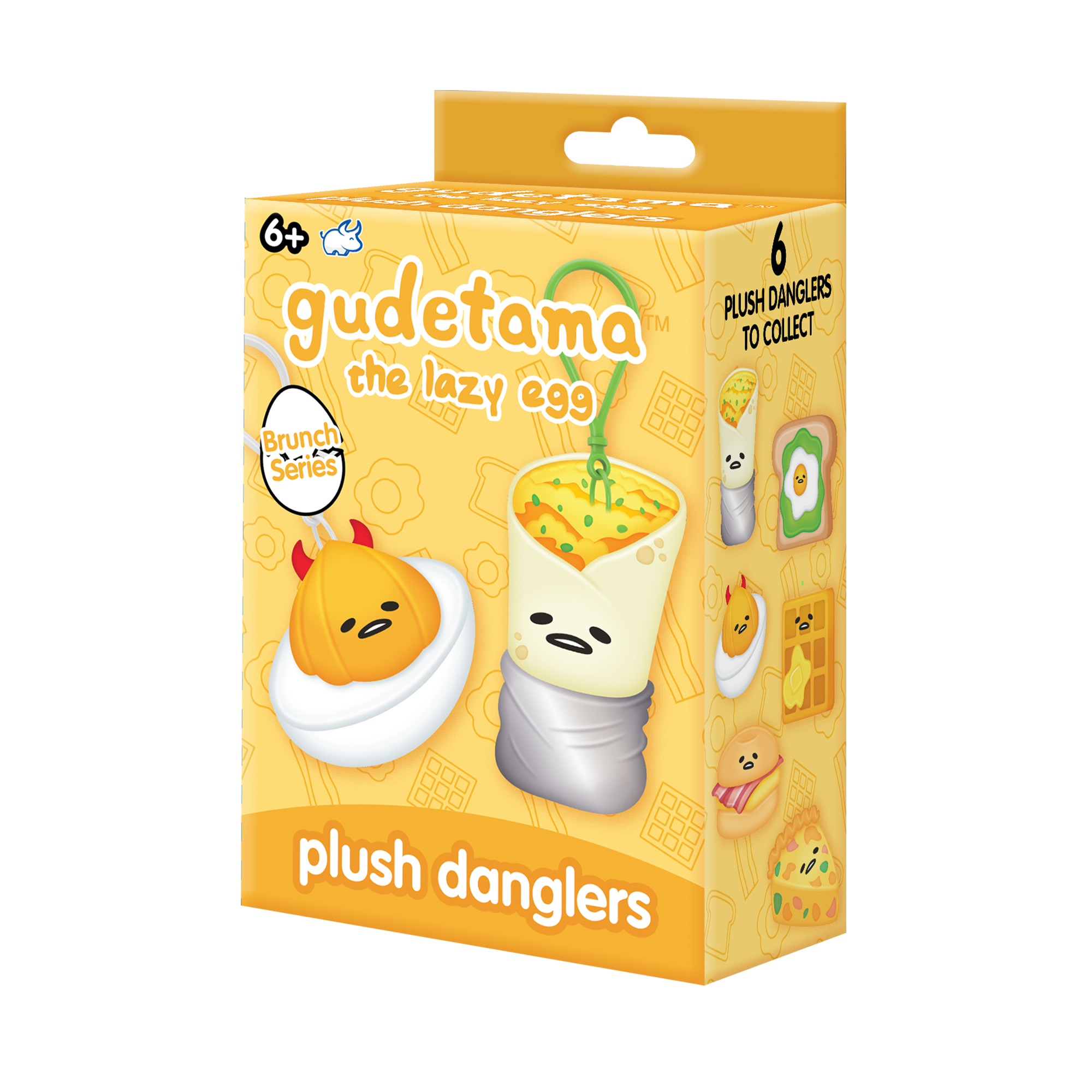 Gudetama The Lazy Egg™ Brunch Series Plush Dangler Blind Bag