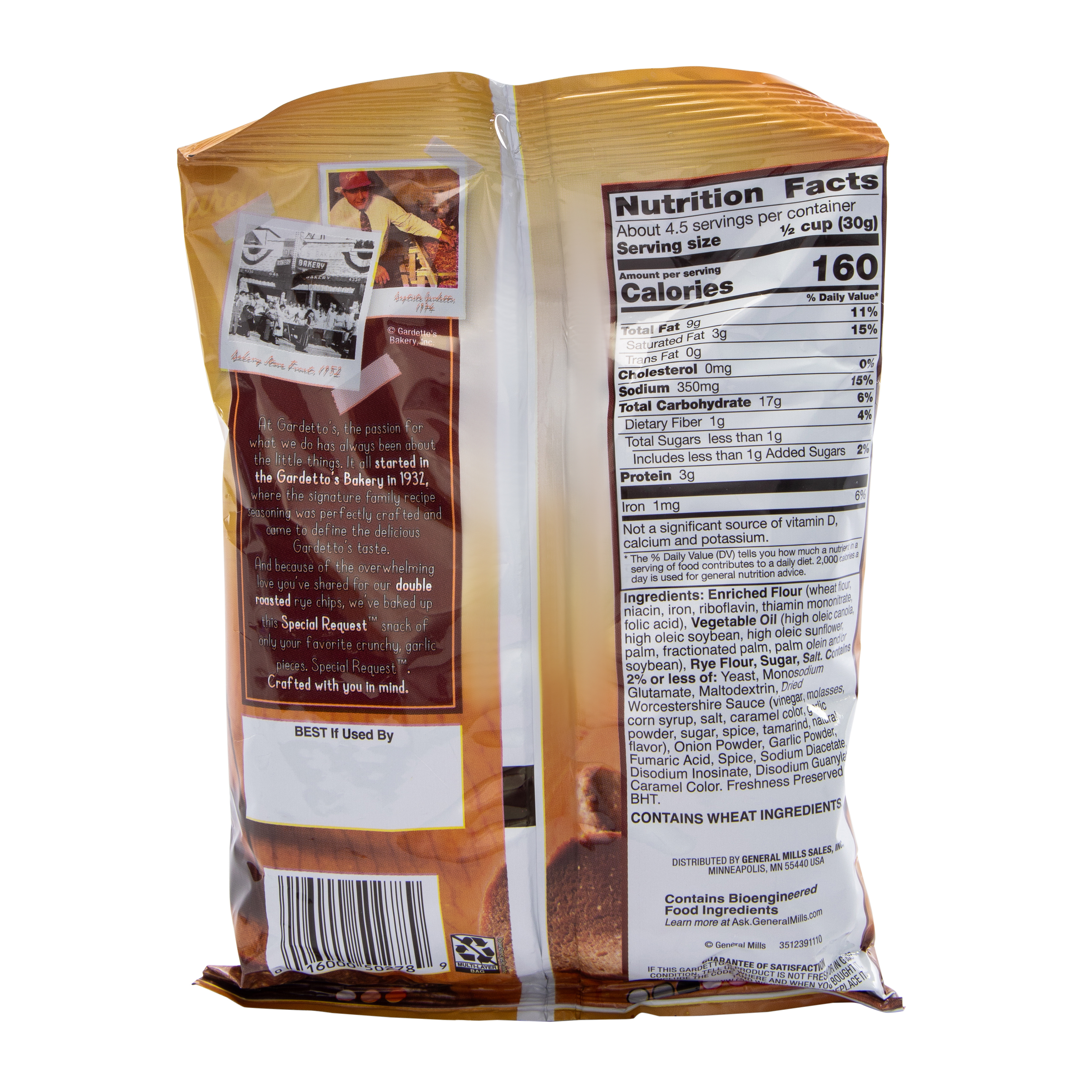Gardetto's™ Special Request™ Garlic Rye Chips 4.75oz