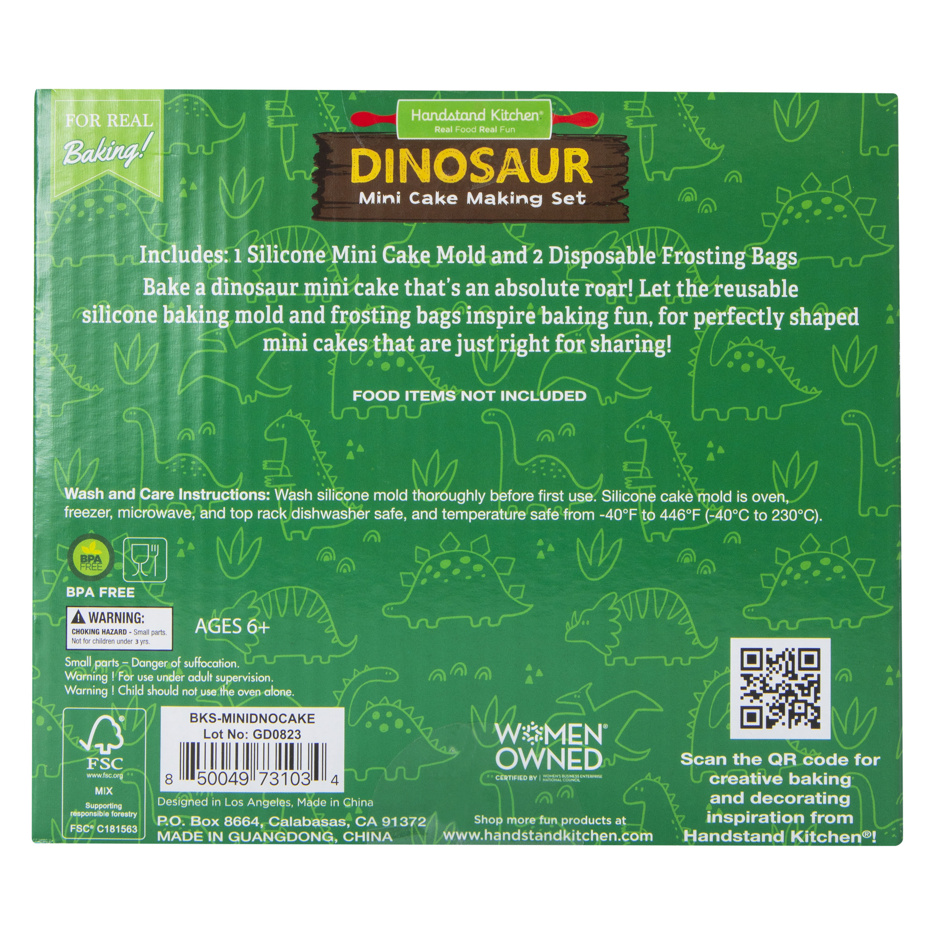 Dinosaur Mini Cake Making Set
