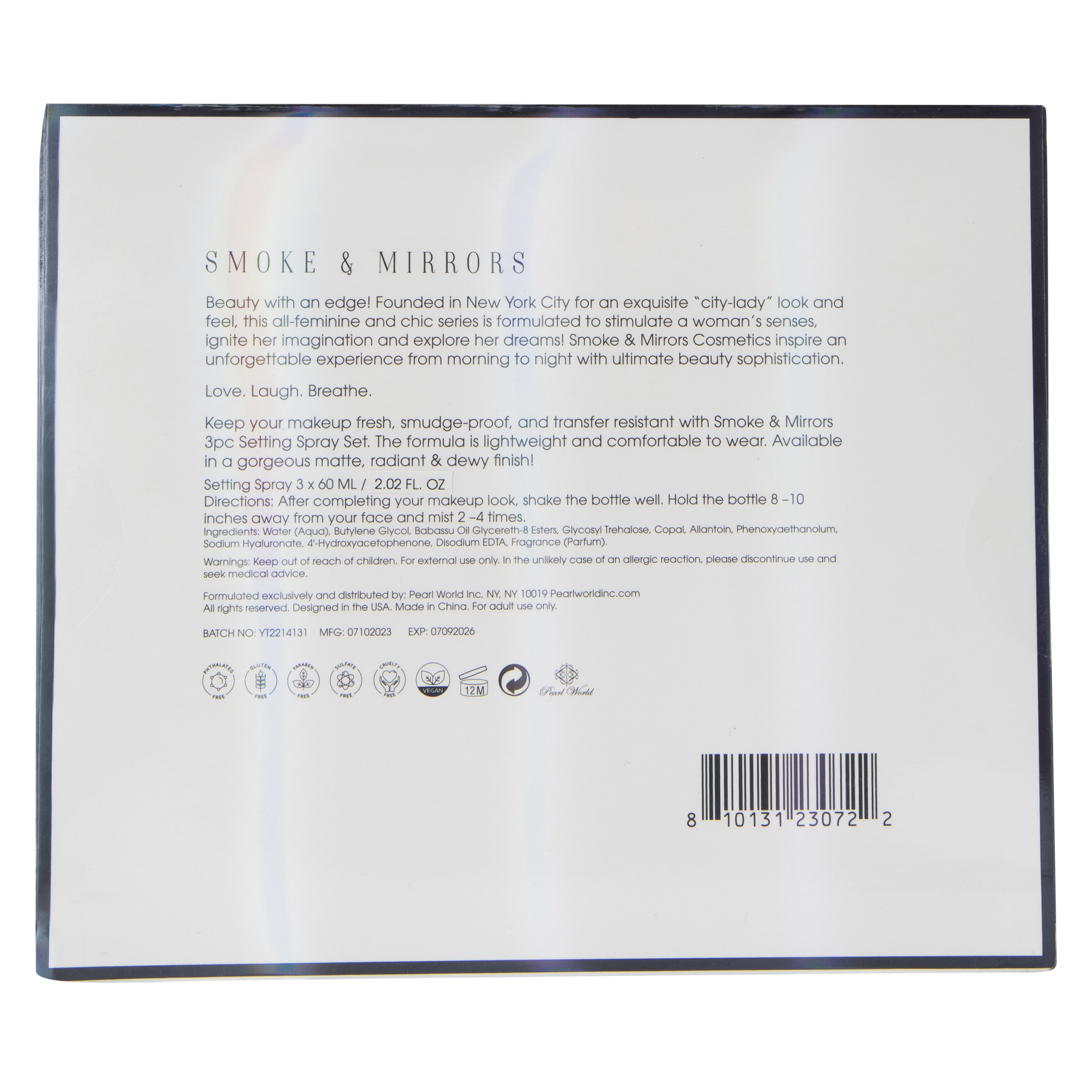 Smoke & Mirrors Setting Spray 3-Piece Set