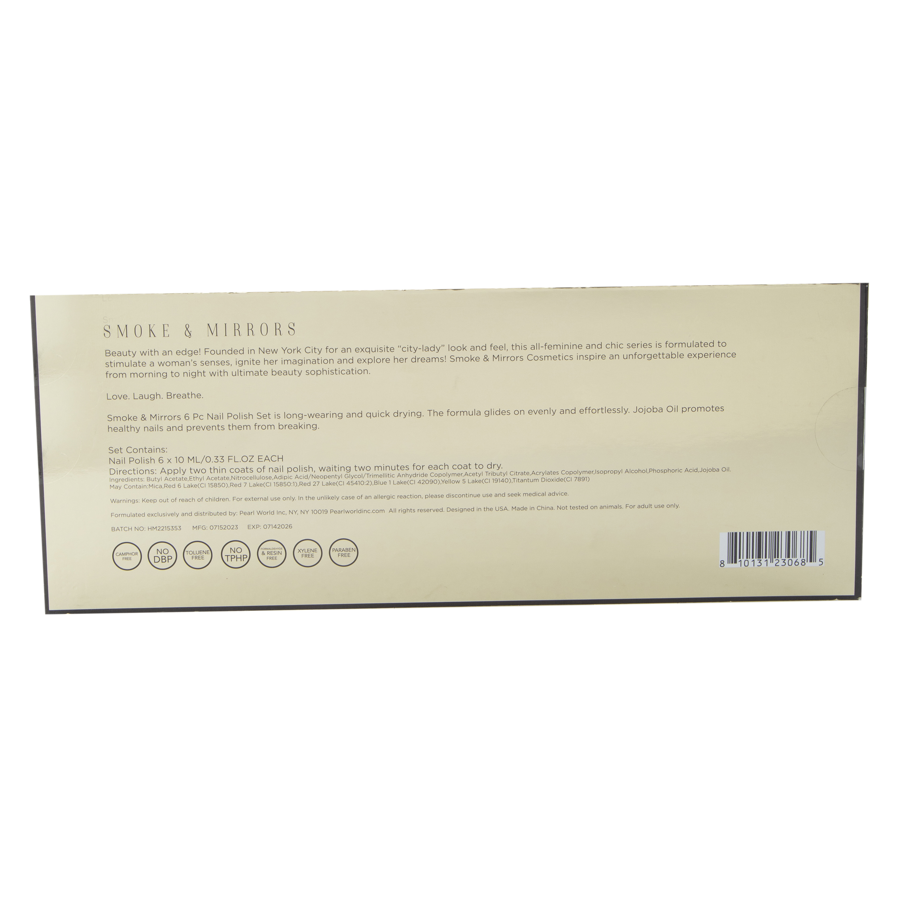 Smoke & Mirrors Golden Hour Nail Polish 6-Piece Set