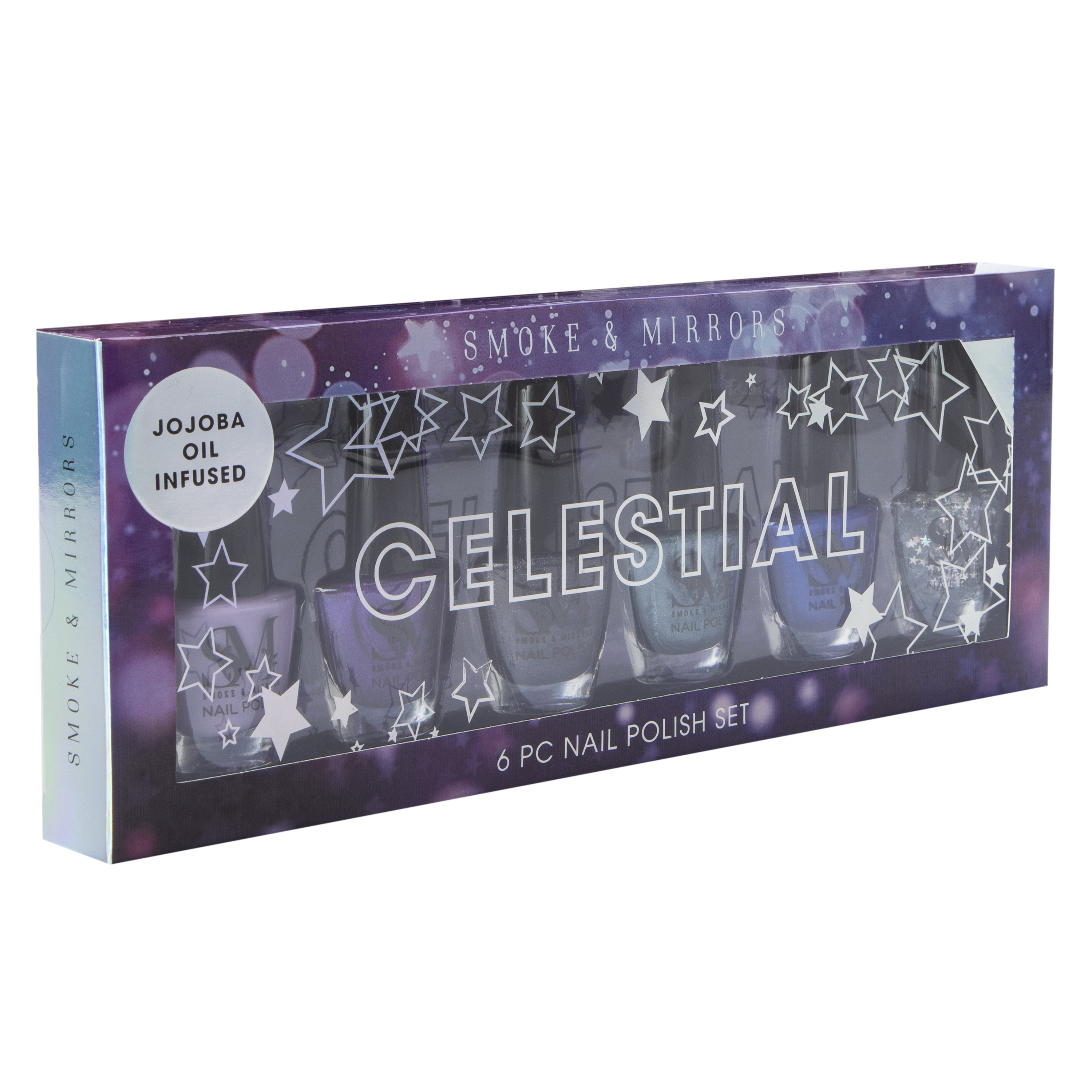 Smoke & Mirrors Celestial Nail Polish 6-Piece Set | Five Below