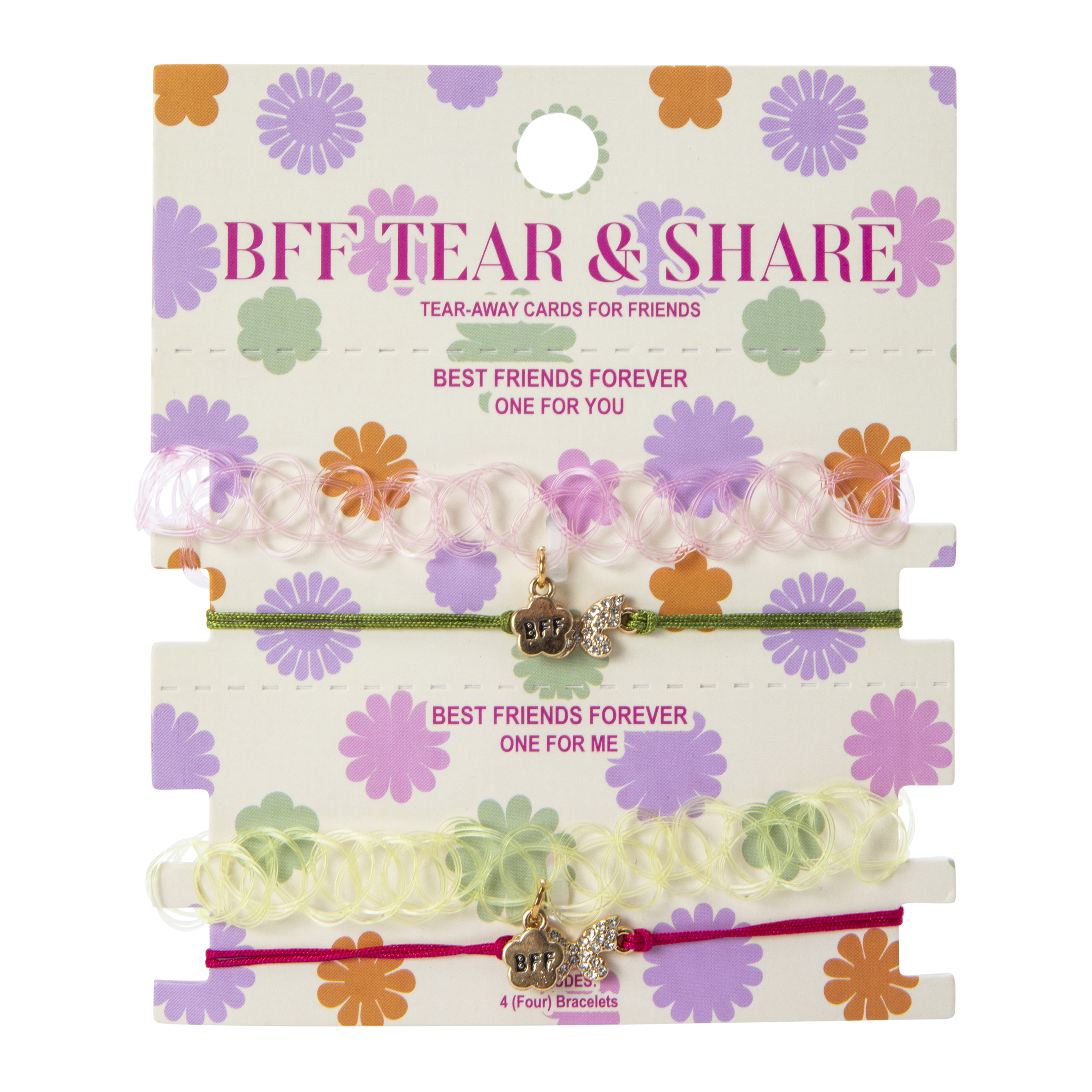 BFF Tear & Share Friendship Bracelets