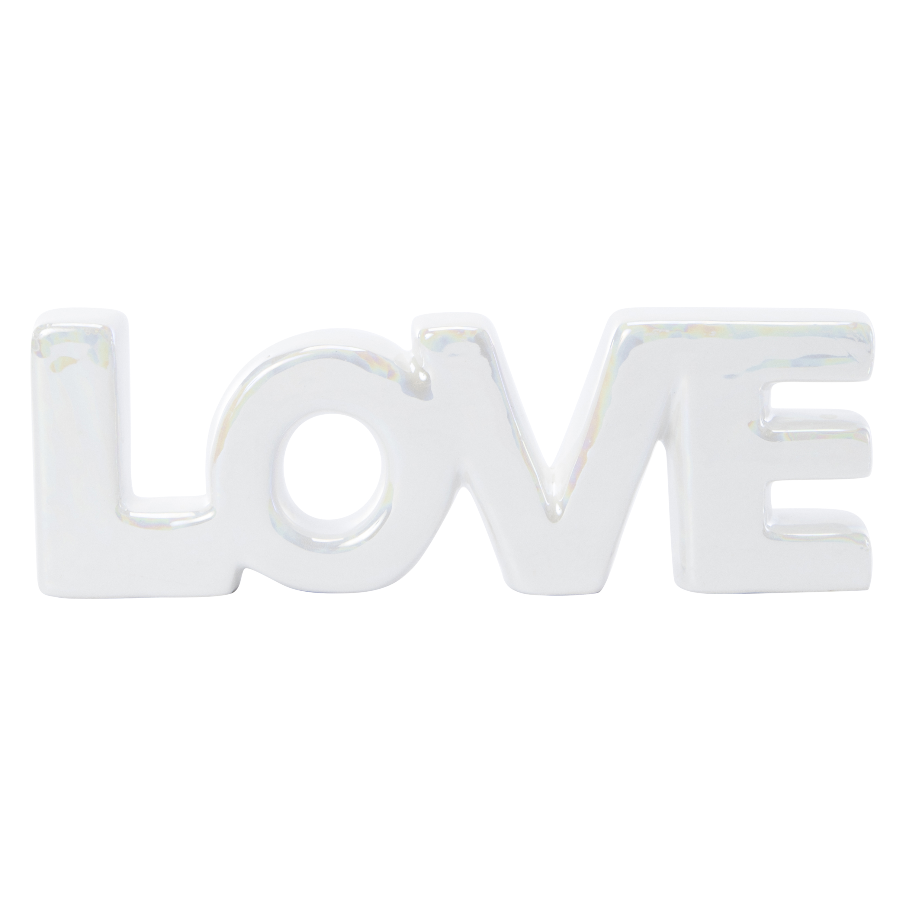 Ceramic Tabletop Words Decor