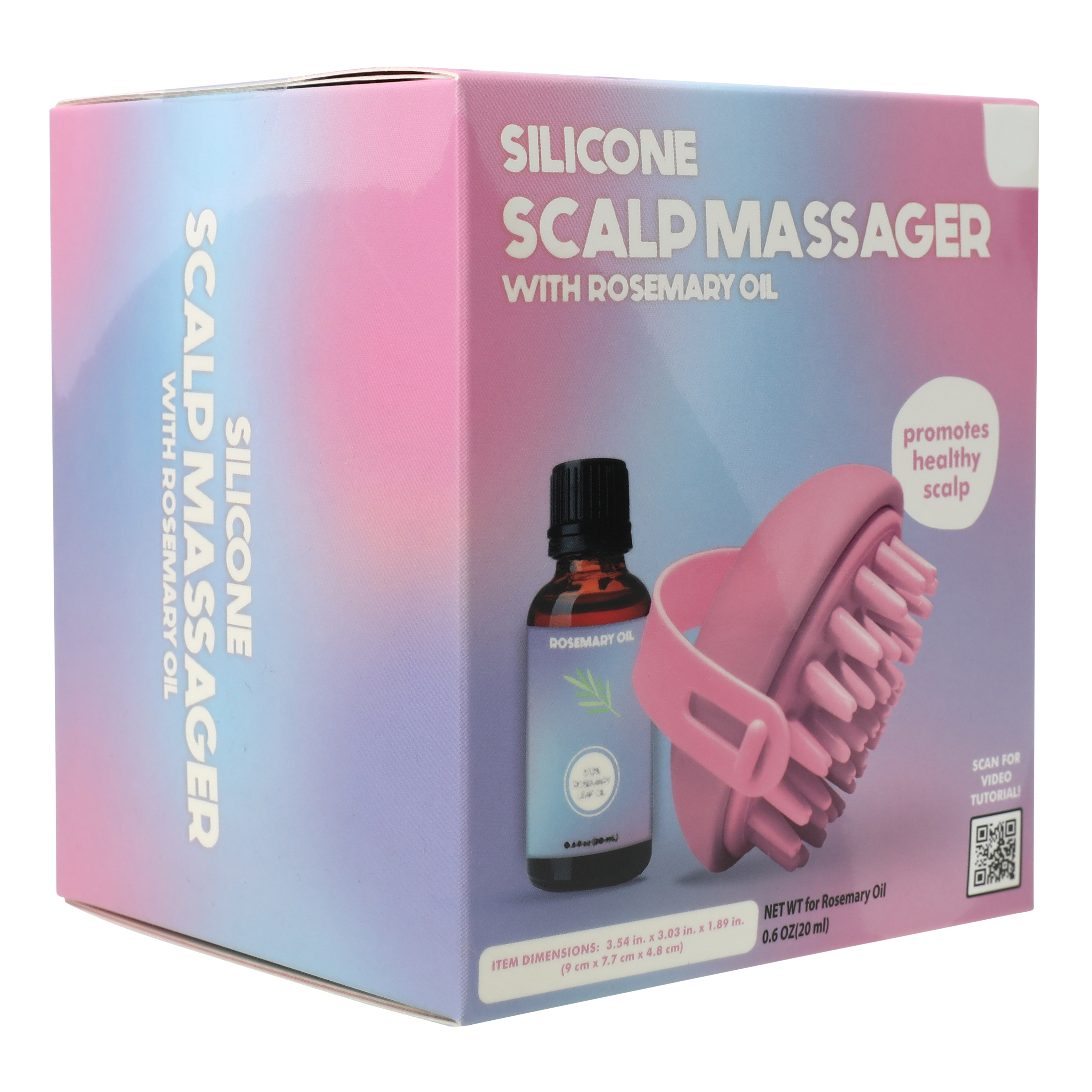 Silicone Scalp Massager With Rosemary Oil Set | Five Below