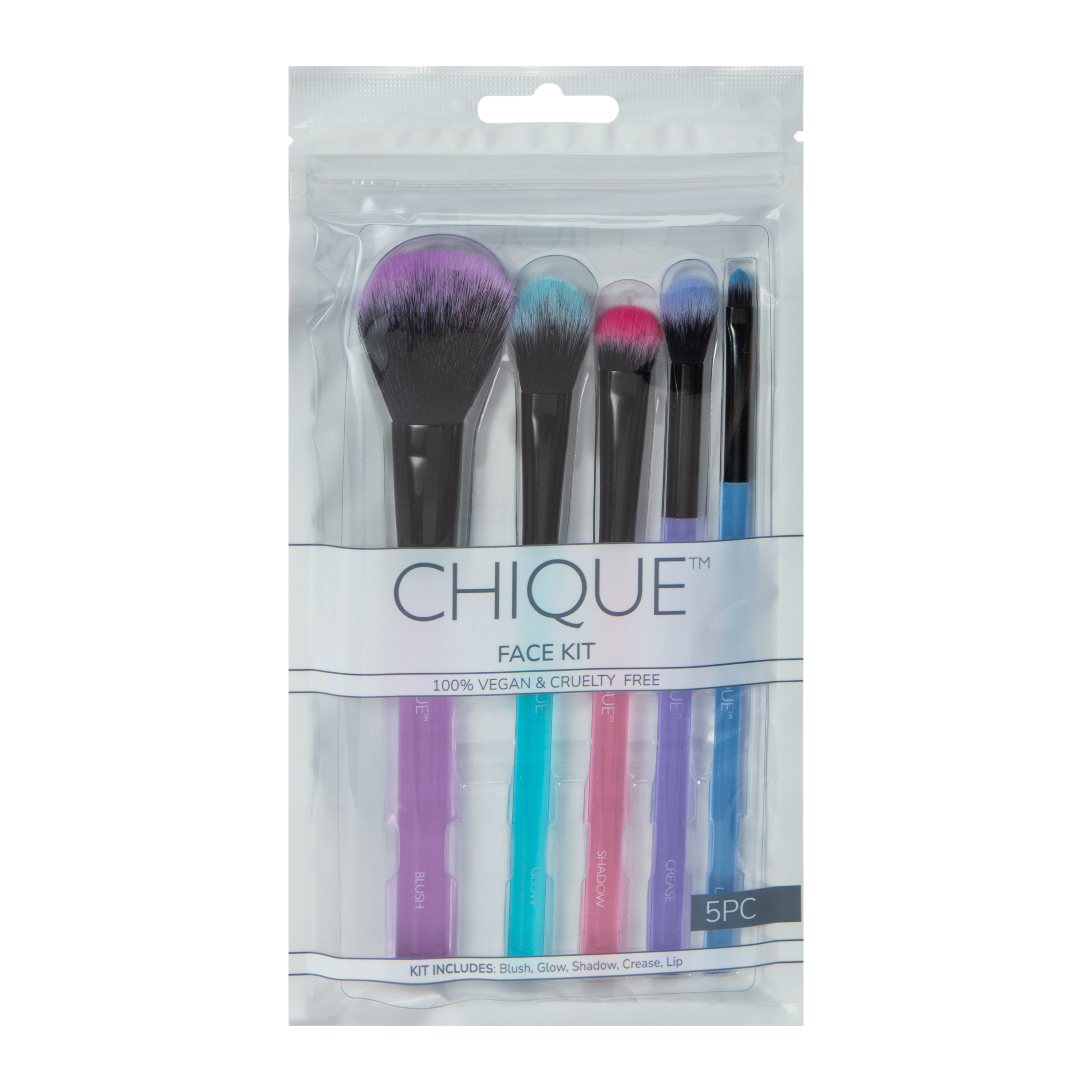 Chique™ Face Makeup Brush 5-Piece Set