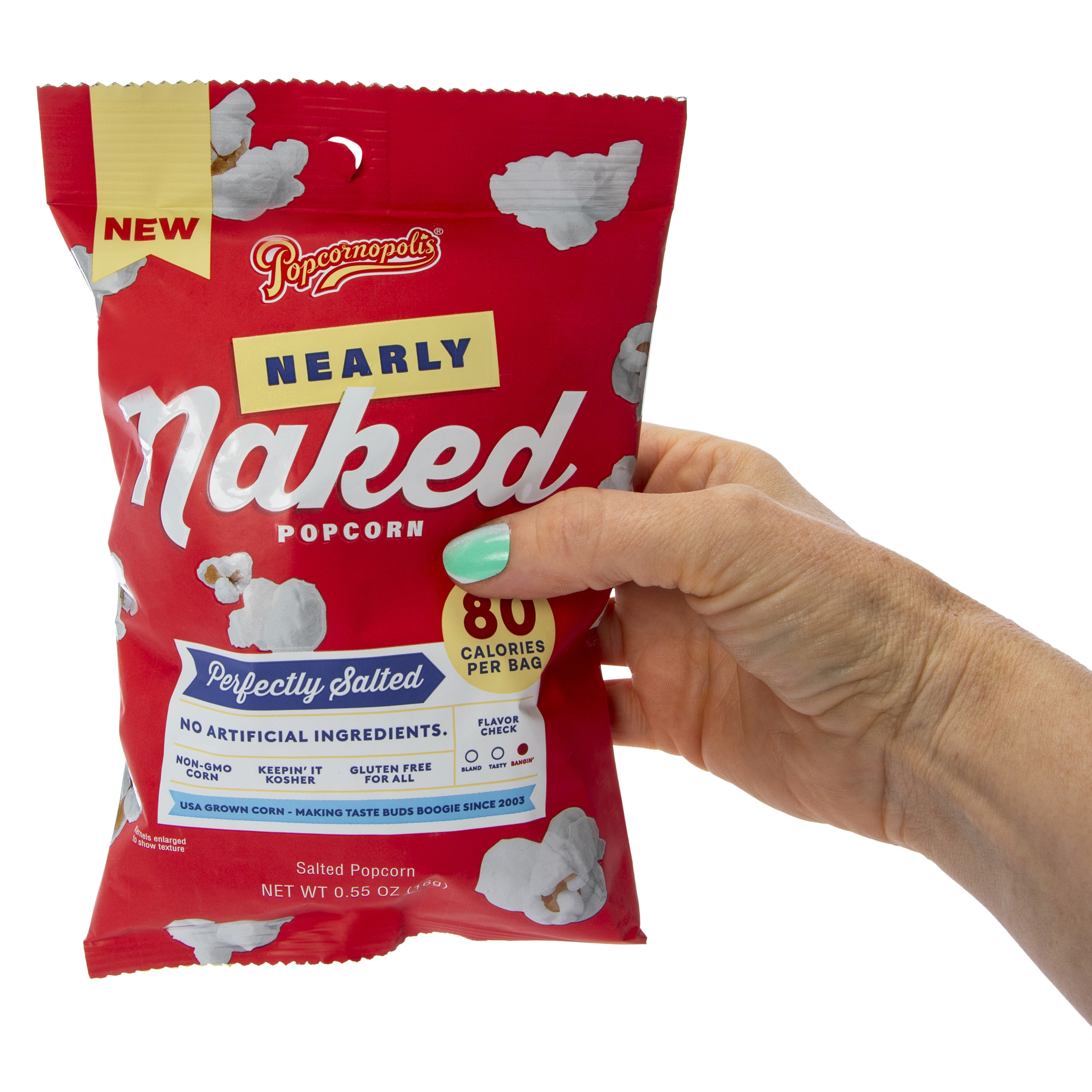 Nearly Naked Salted Popcorn 0.55oz