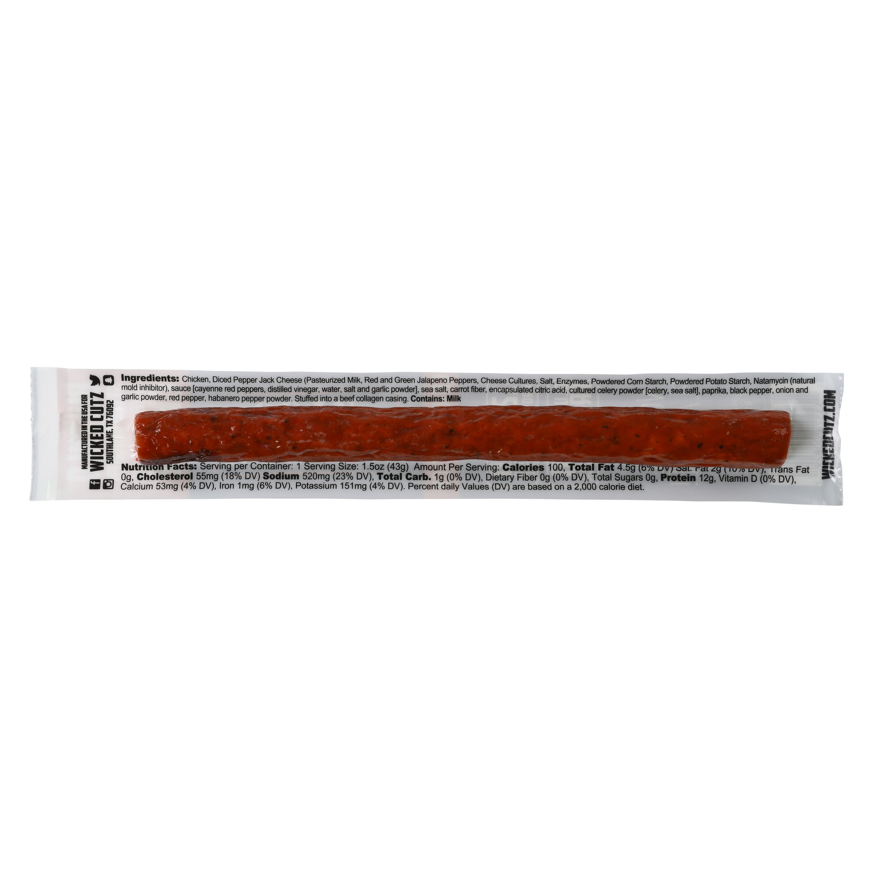 Wicked Cutz Jerky Stick 1.5oz
