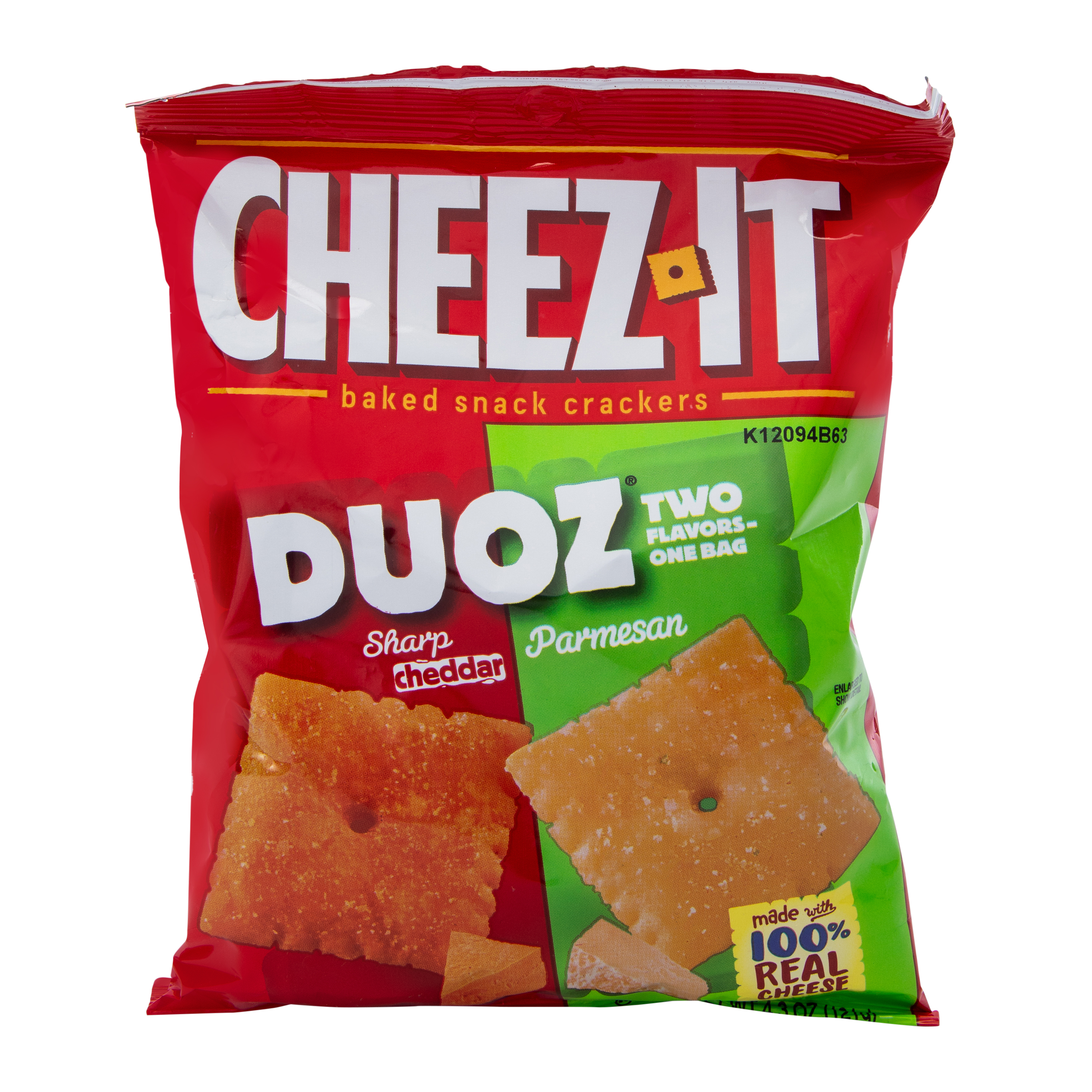 Cheez-It® Duoz Baked Snack Crackers - Sharp Cheddar & Parmesan