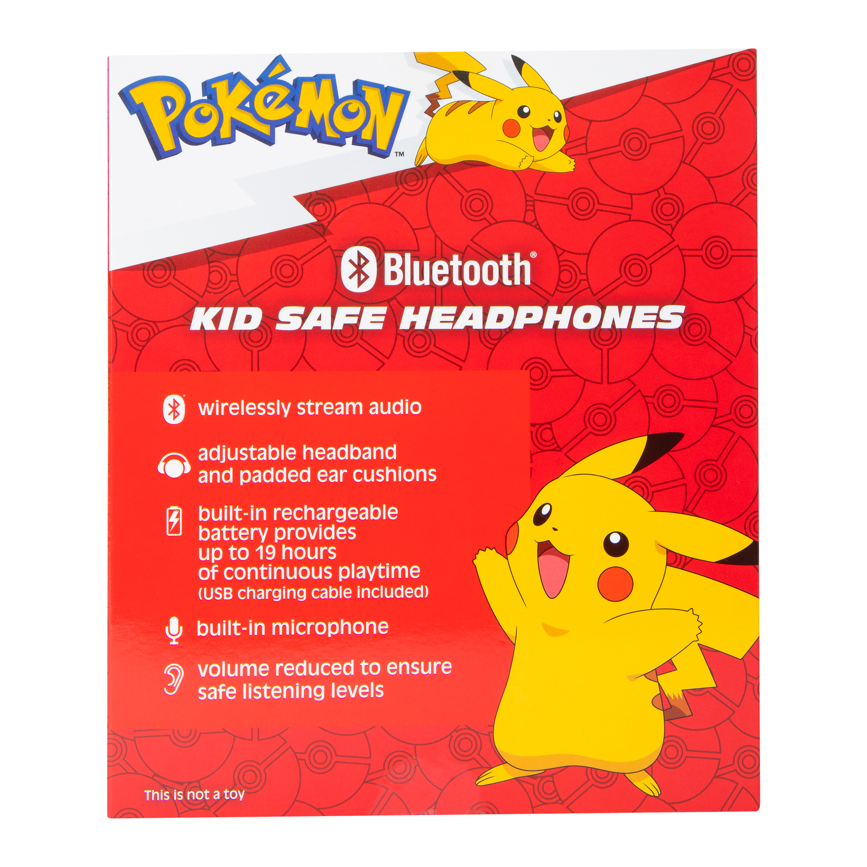 Pokemon™ Kid-Safe Bluetooth® Headphones With Mic