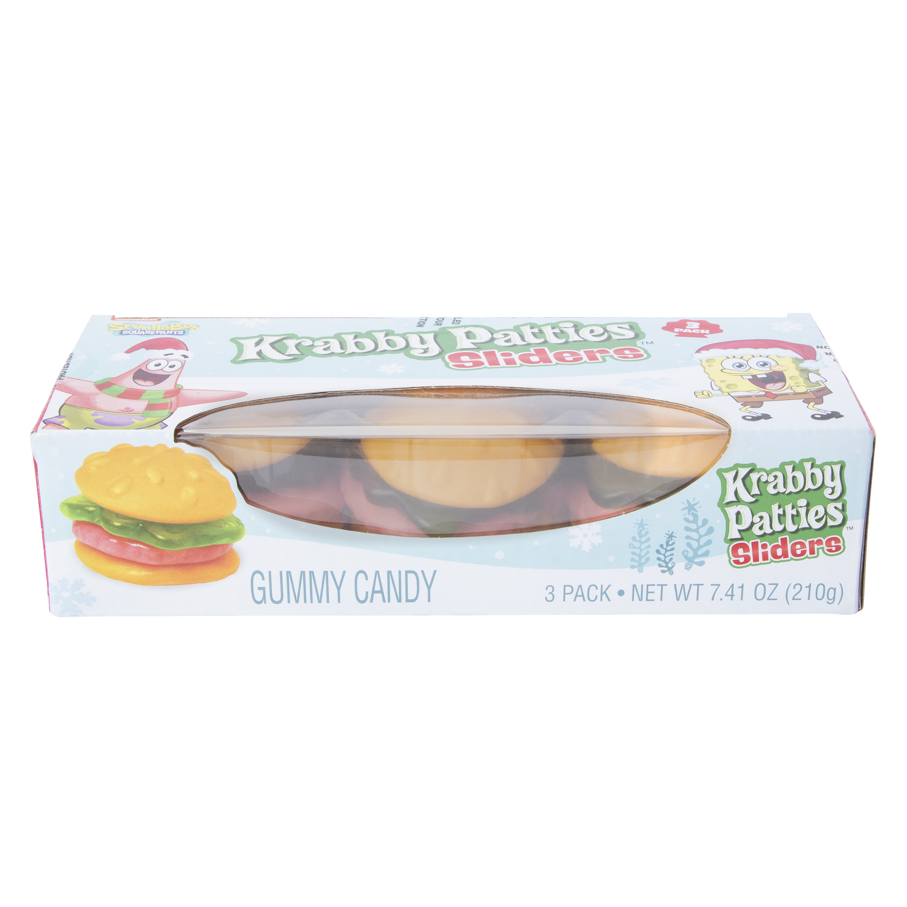 Holiday Spongebob Squarepants™ Krabby Patties Sliders™ 3-Count