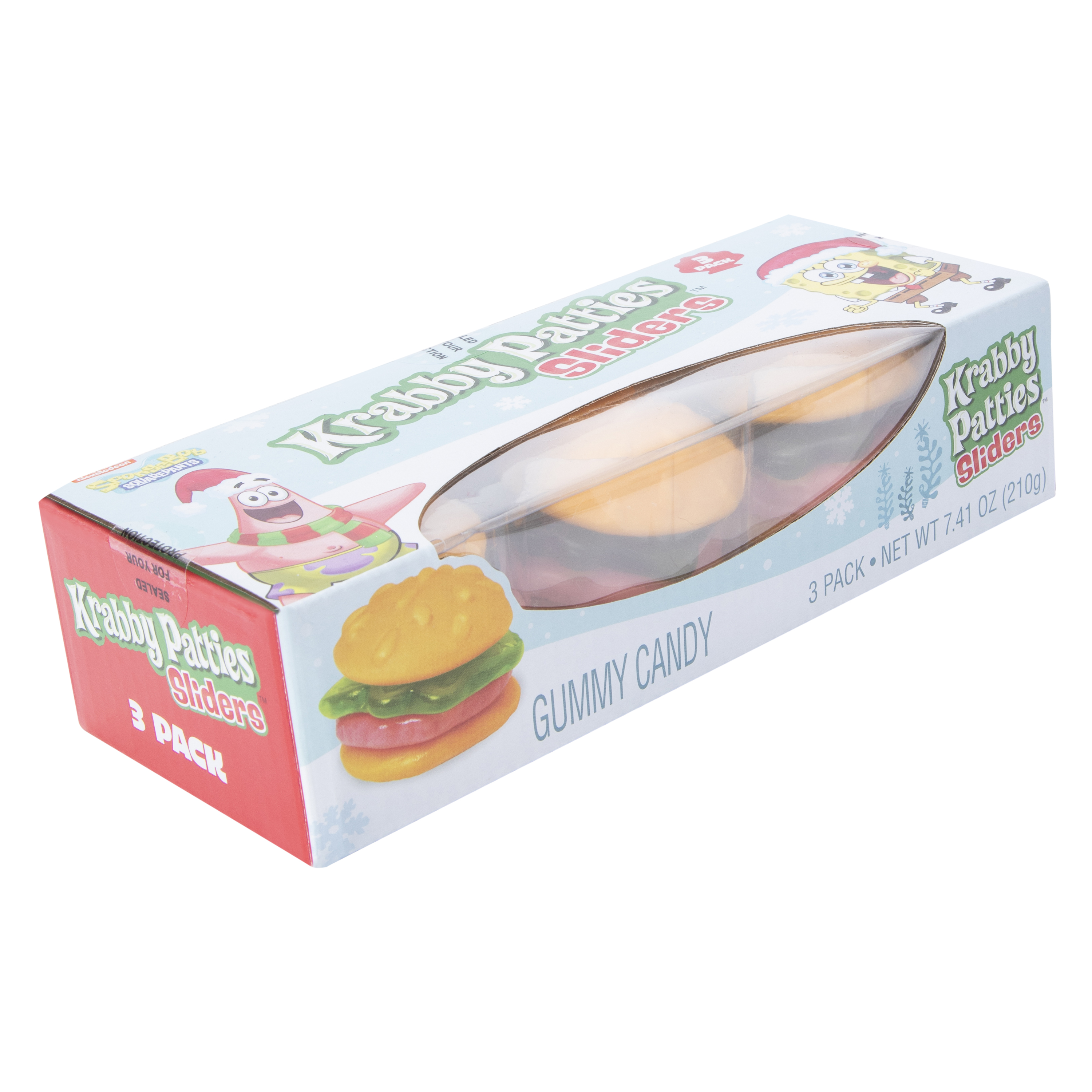 Holiday Spongebob Squarepants™ Krabby Patties Sliders™ 3-Count