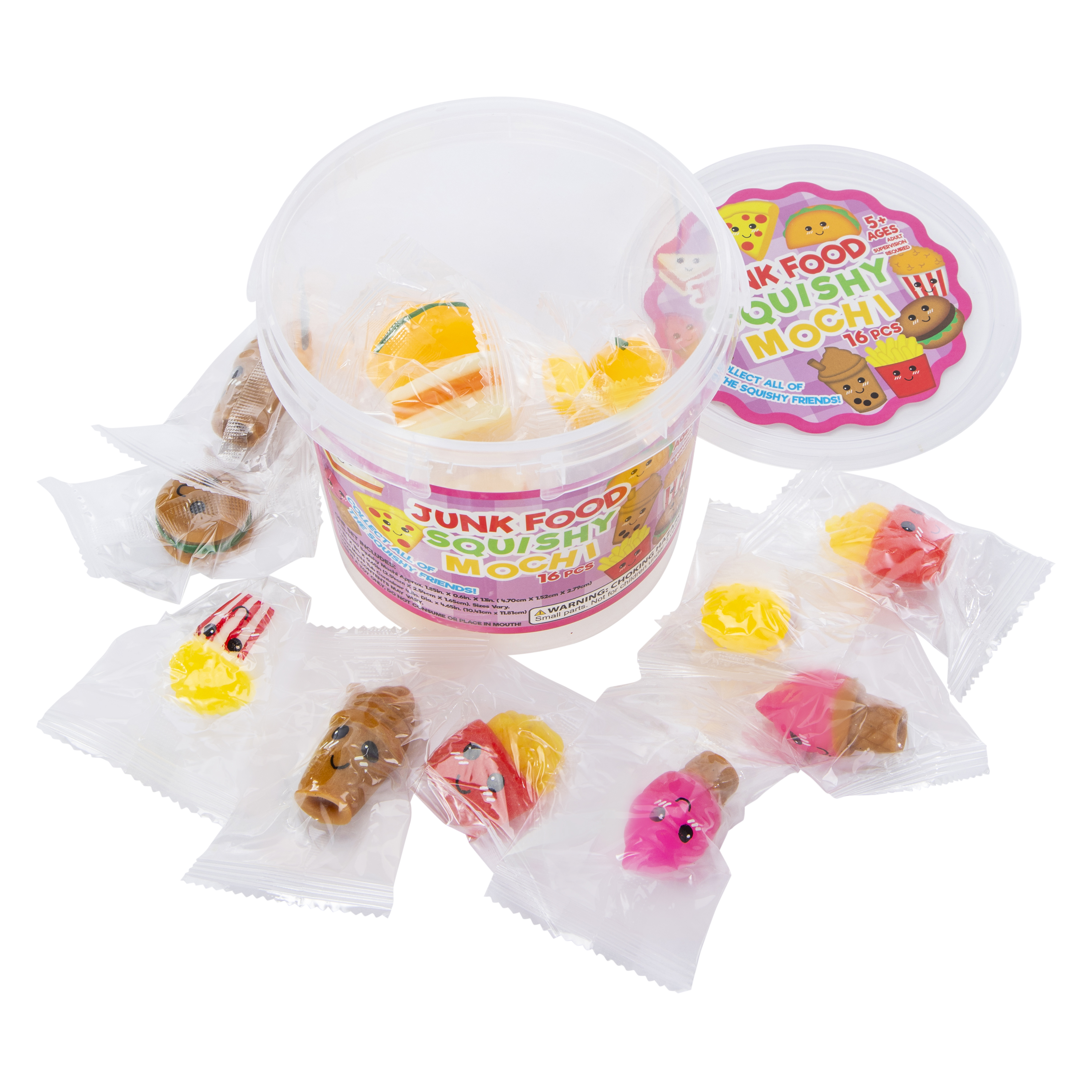Squishy Mochi Tub 16-Count