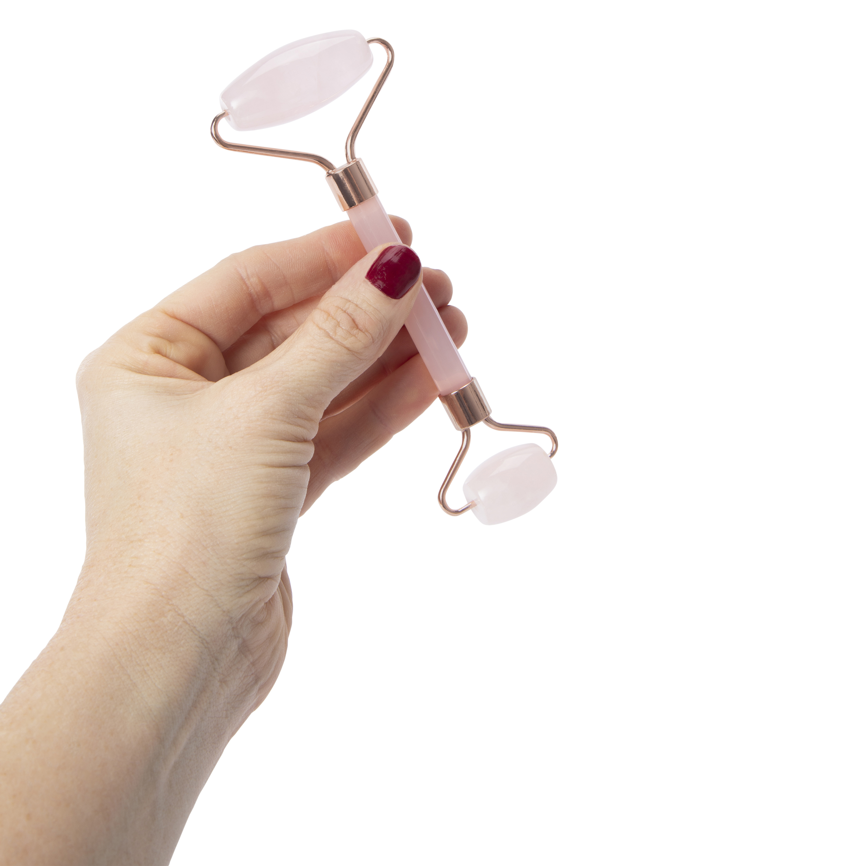 Rose Quartz Facial Massage Roller