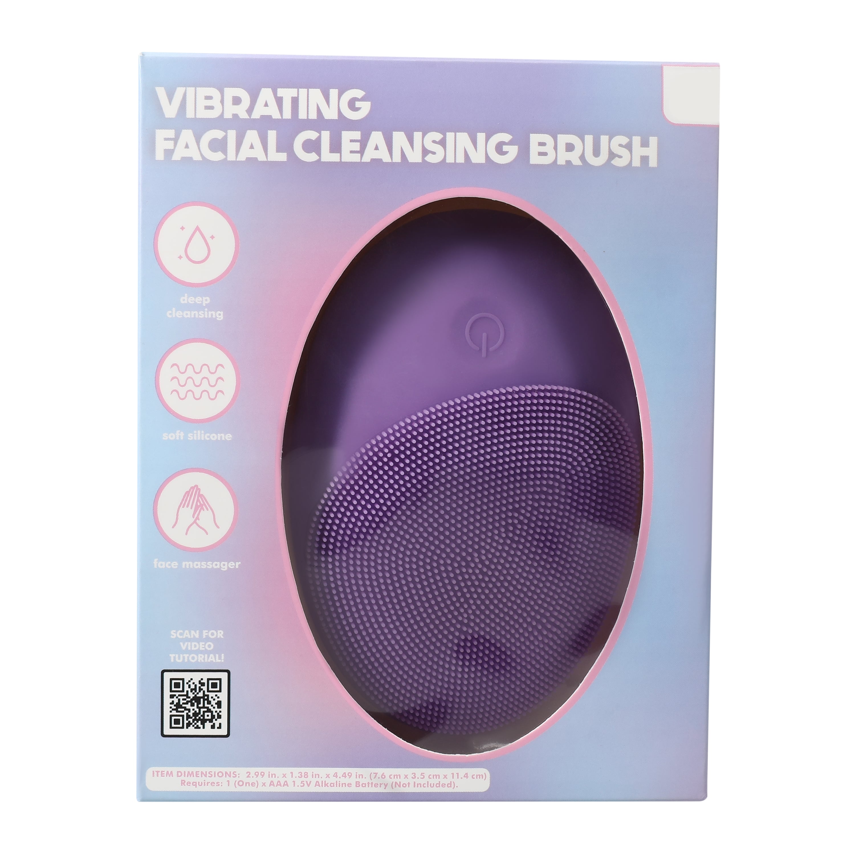 Silicone Vibrating Facial Cleansing Brush | Five Below Silicone Vibrating Facial Cleansing Brush | Five Below