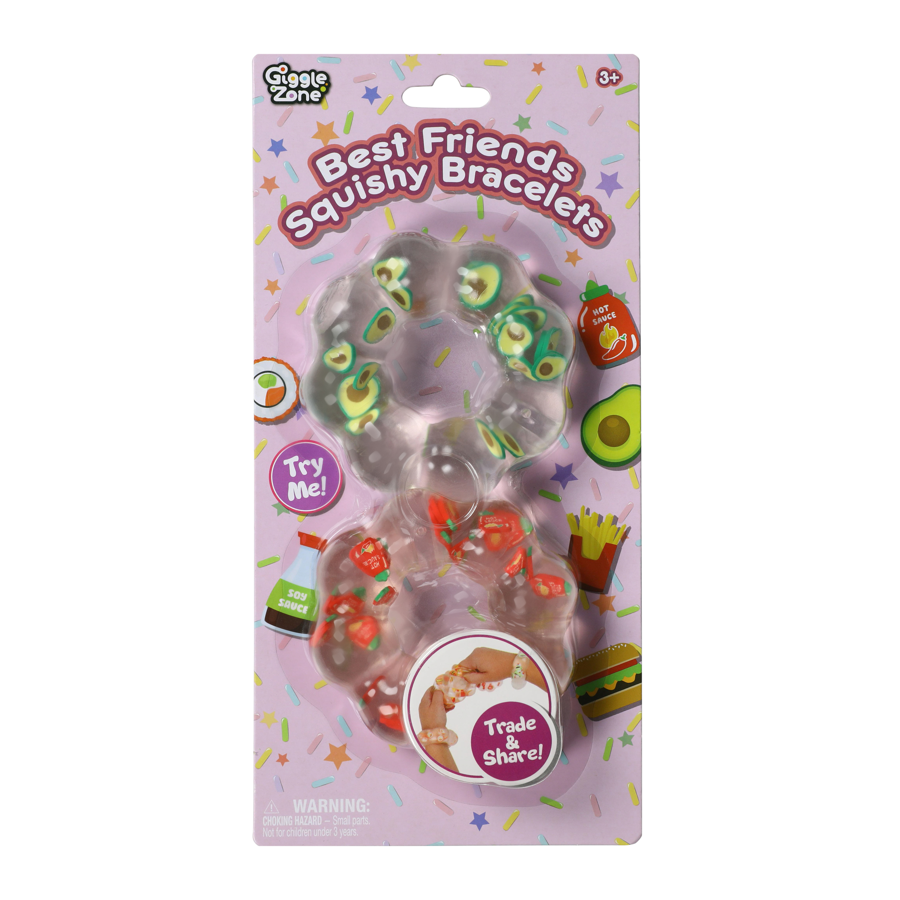 Giggle Zone® Best Friends Squishy Bracelets