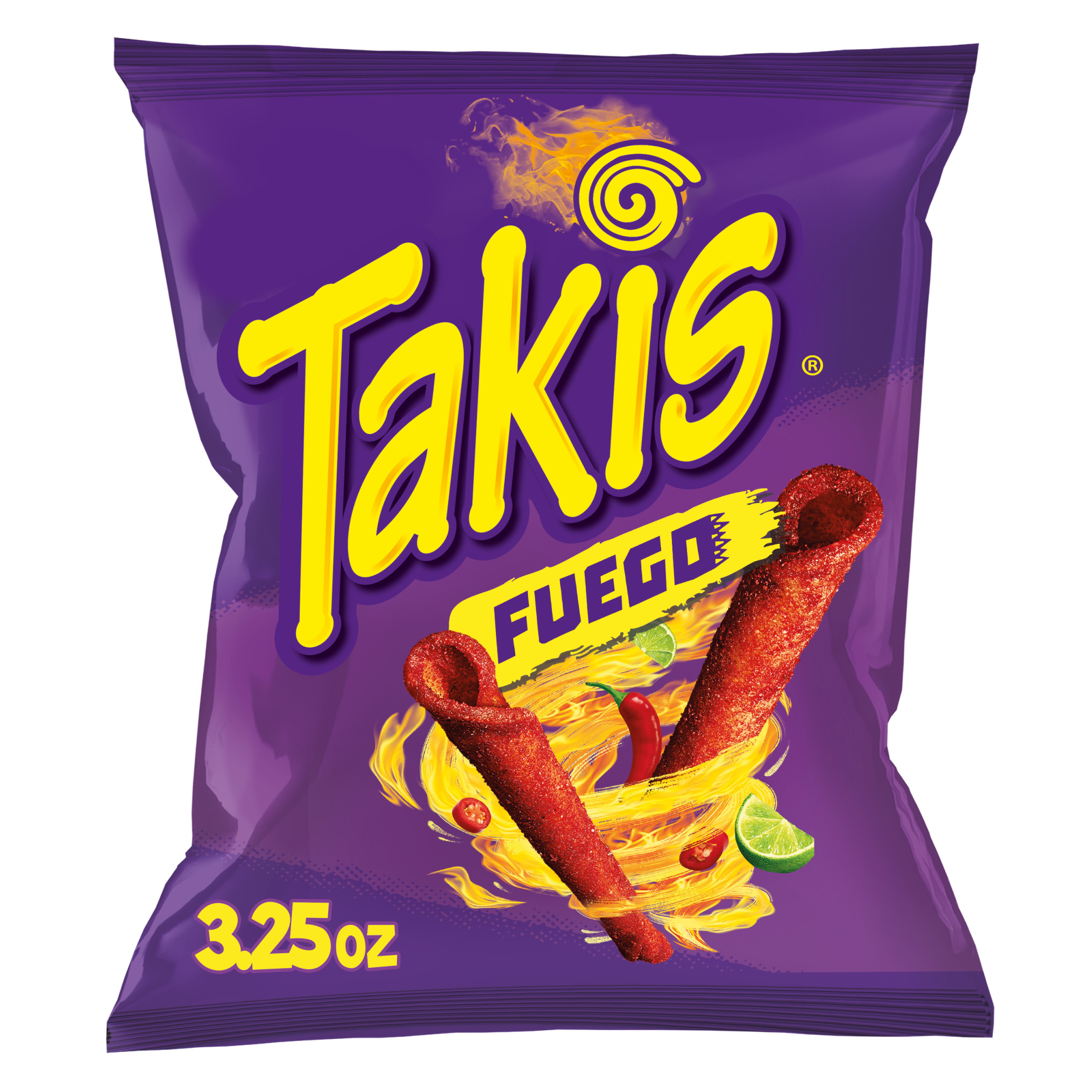 Takis® Fuego™ Hot Chili Pepper & Lime Rolled Tortilla Chips 3.25oz