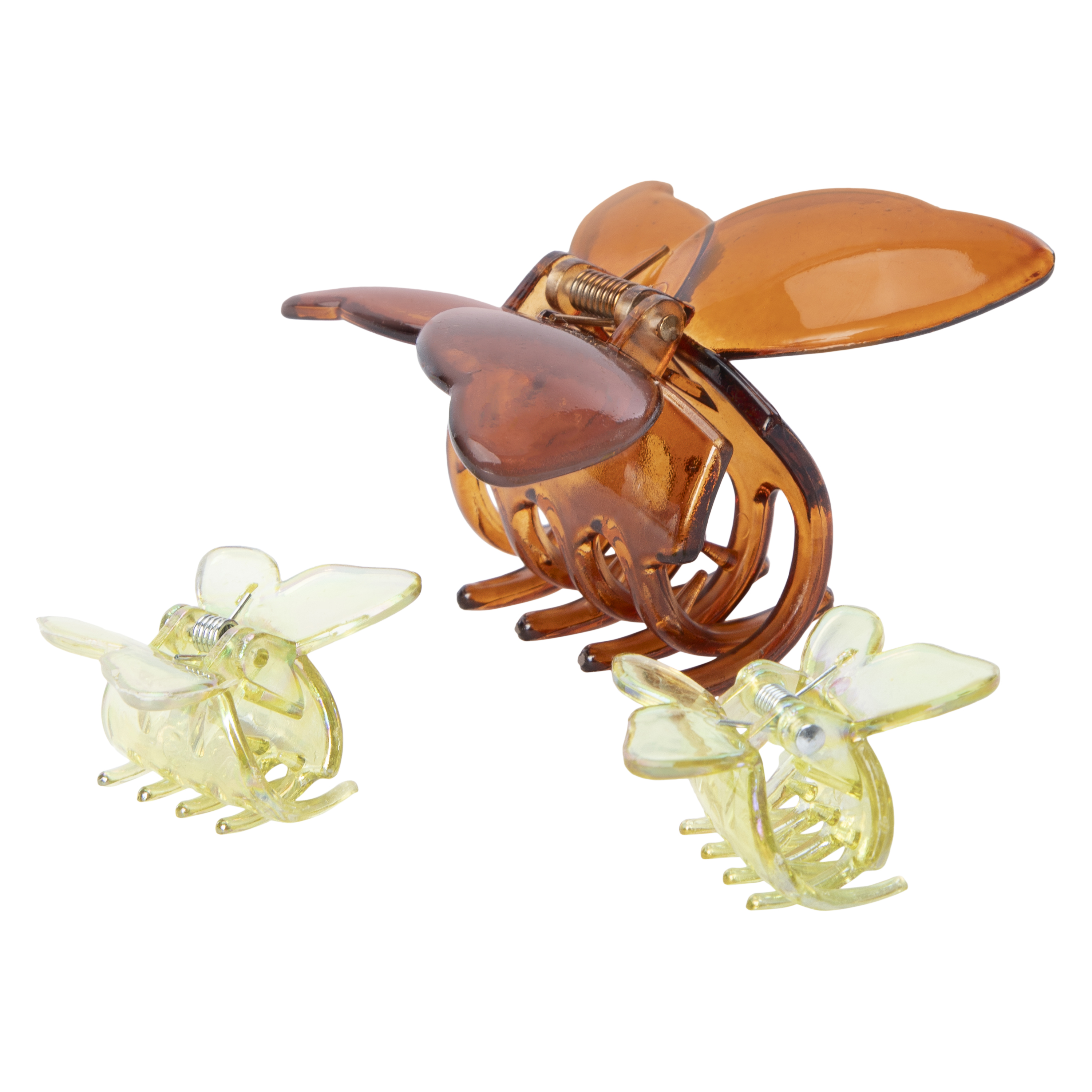 3-Piece Butterfly Claw Hair Clips