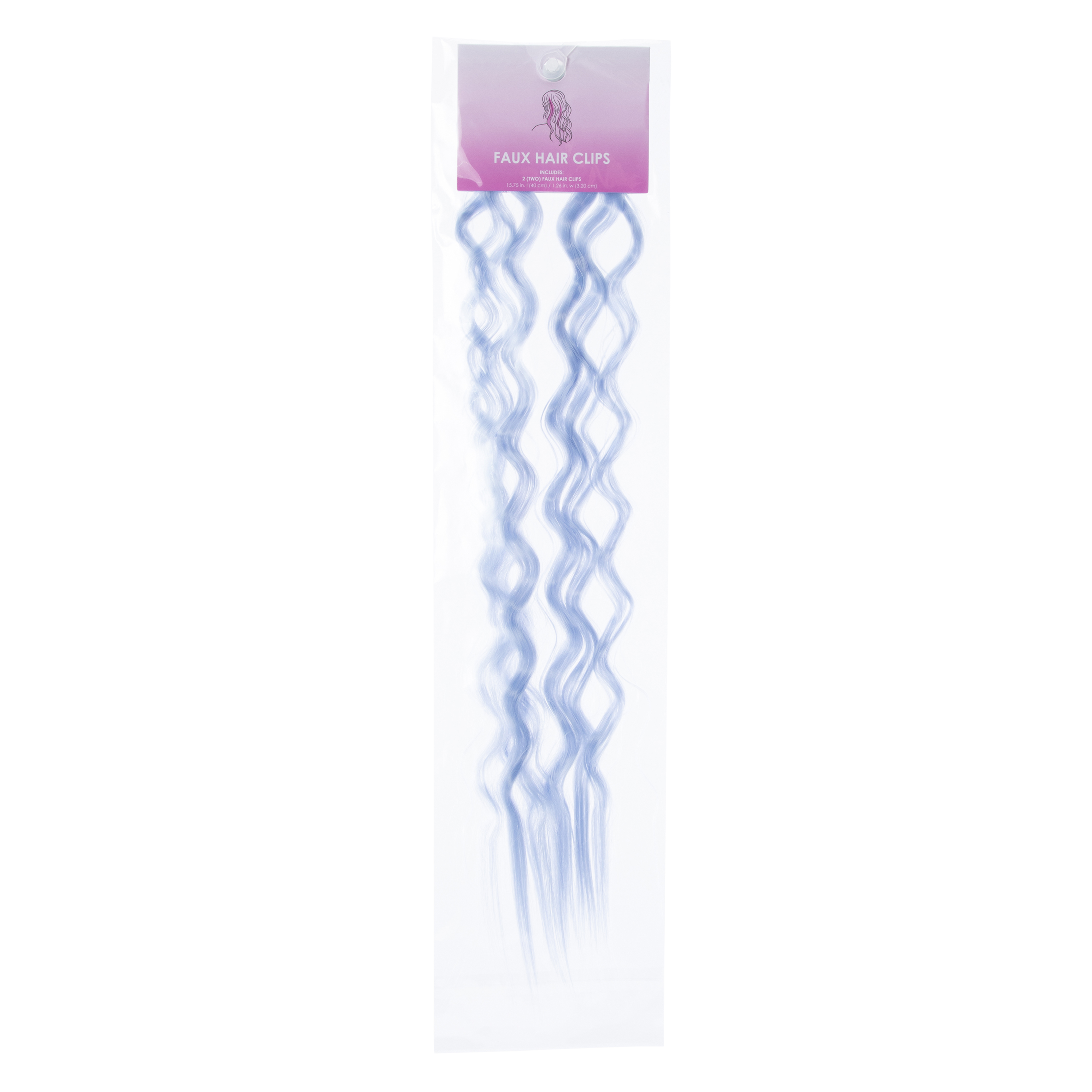 Clip-in Faux Hair Extensions 2-Count