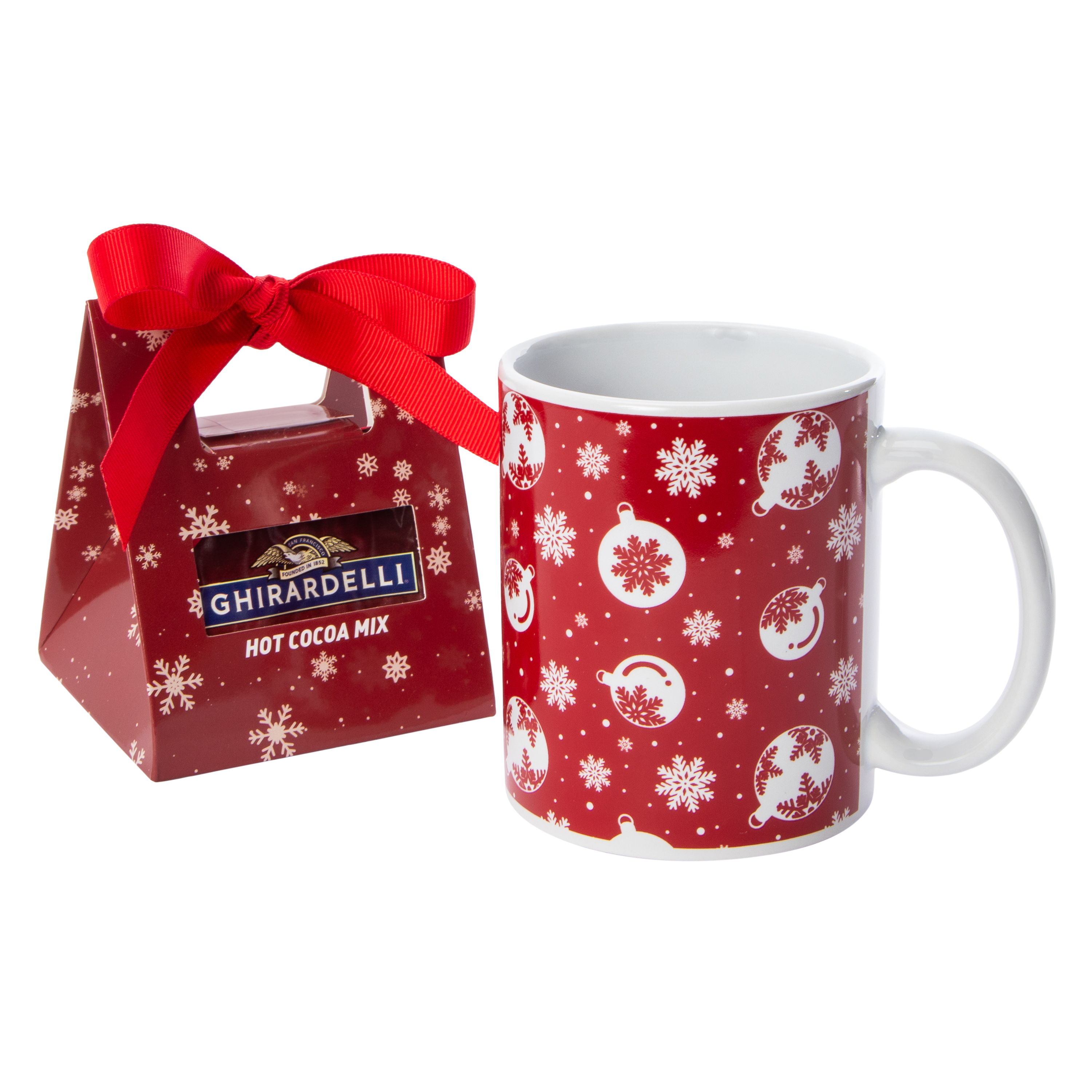 Ghiradelli® Hot Cocoa Mix & Red Mug Set