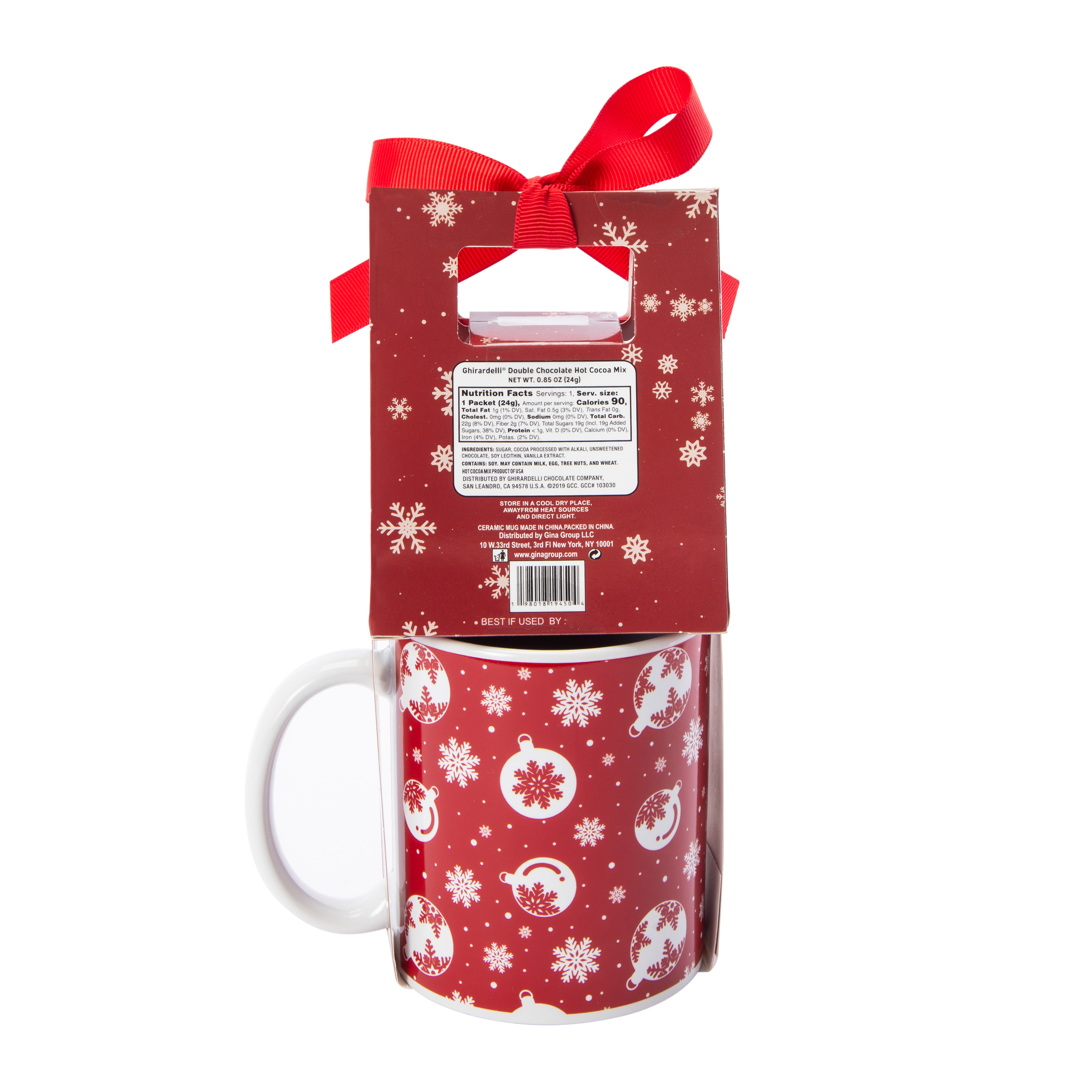 Ghiradelli® Hot Cocoa Mix & Red Mug Set