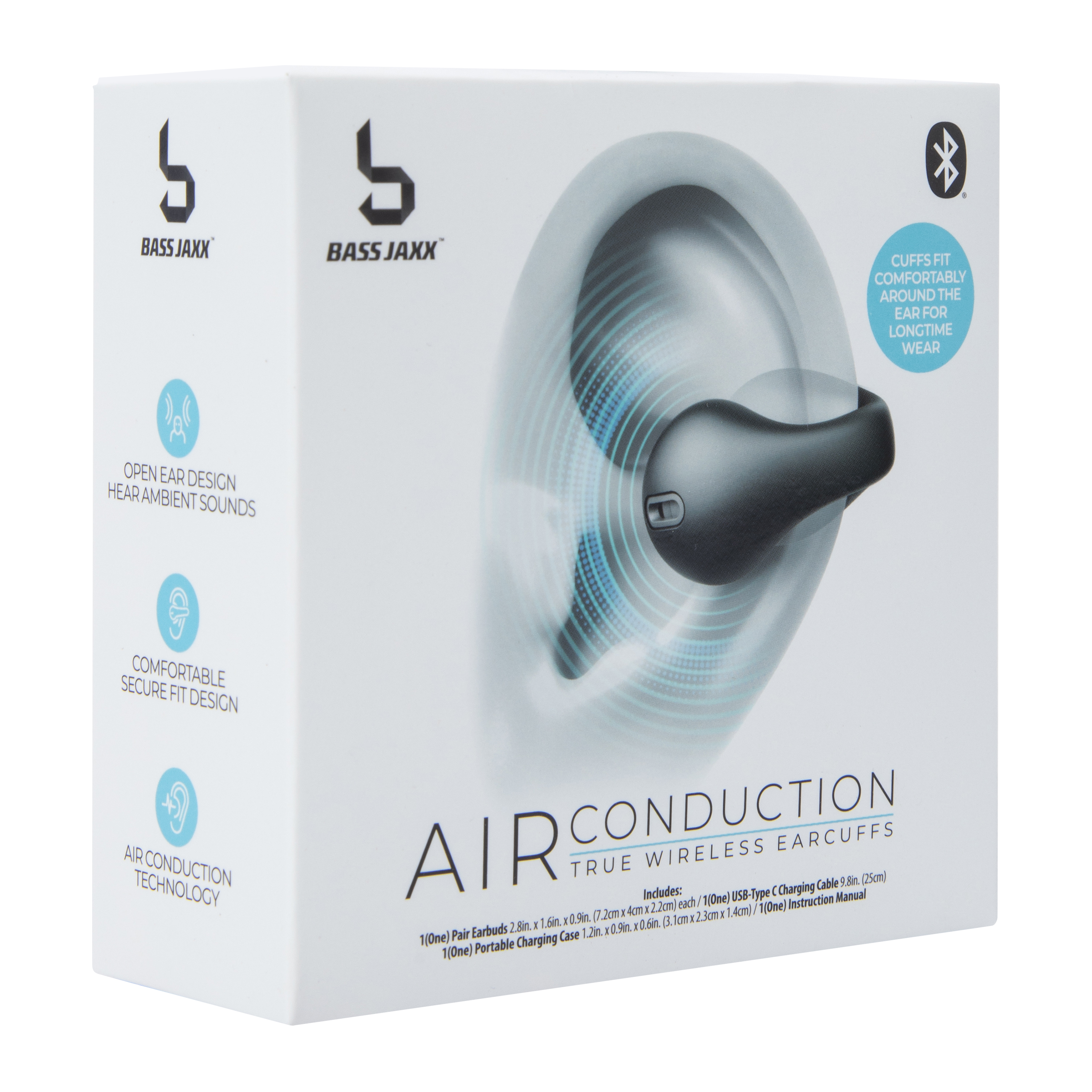Air Conduction True Wireless Earcuffs Earbuds