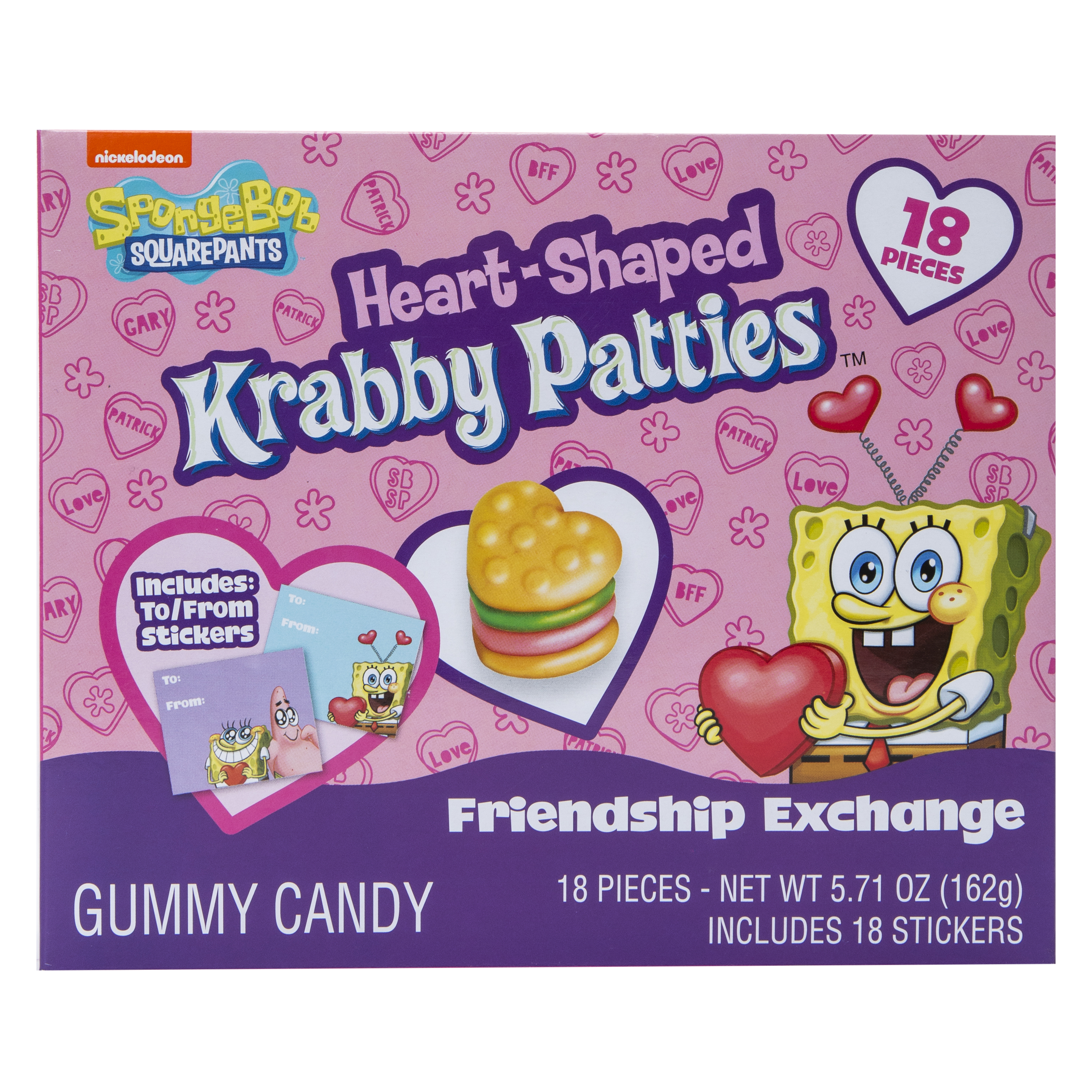 Valentine's Krabby Patties™ Friendship Exchange 18-Count