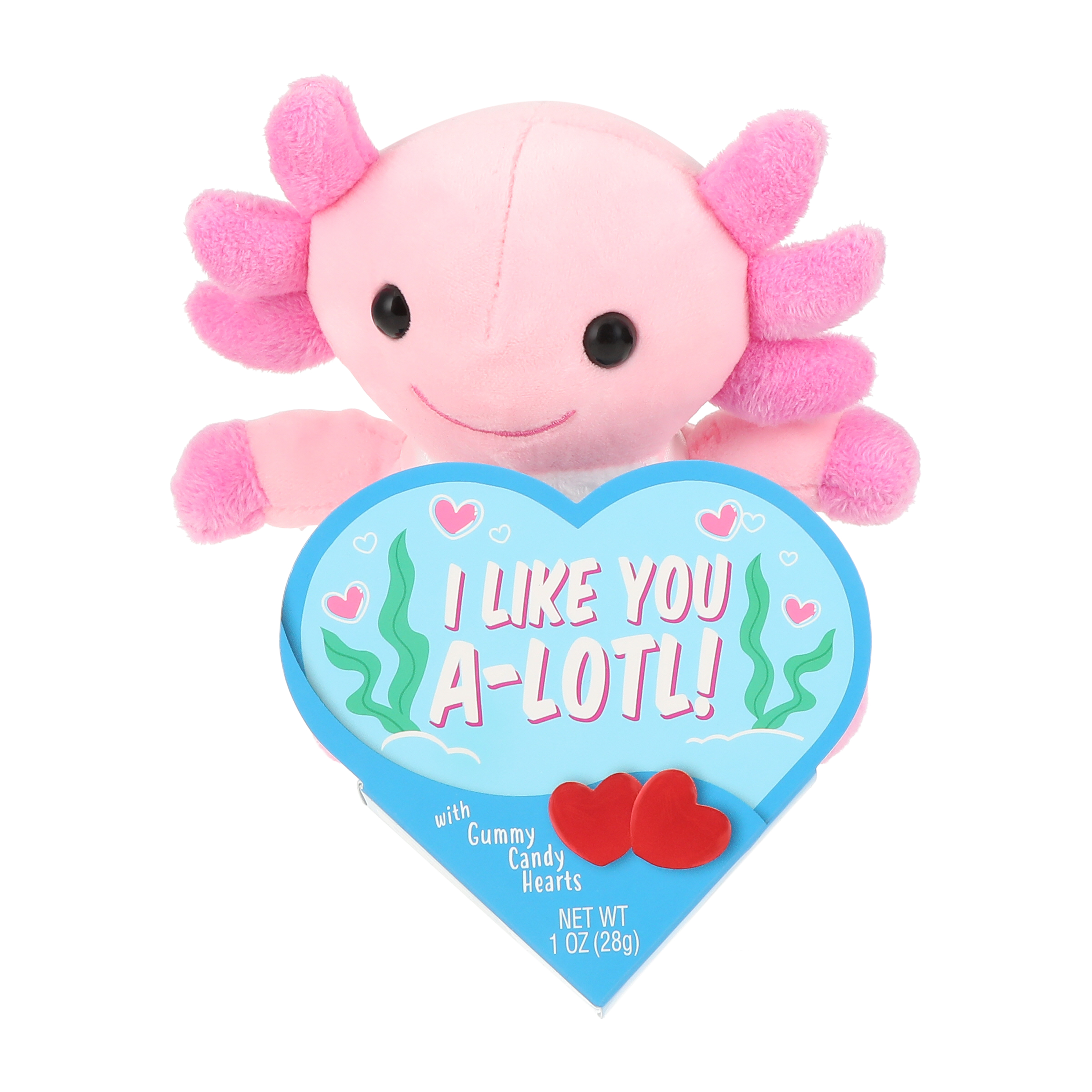 Valentine's Day Mini Axolotl Plush With Candy
