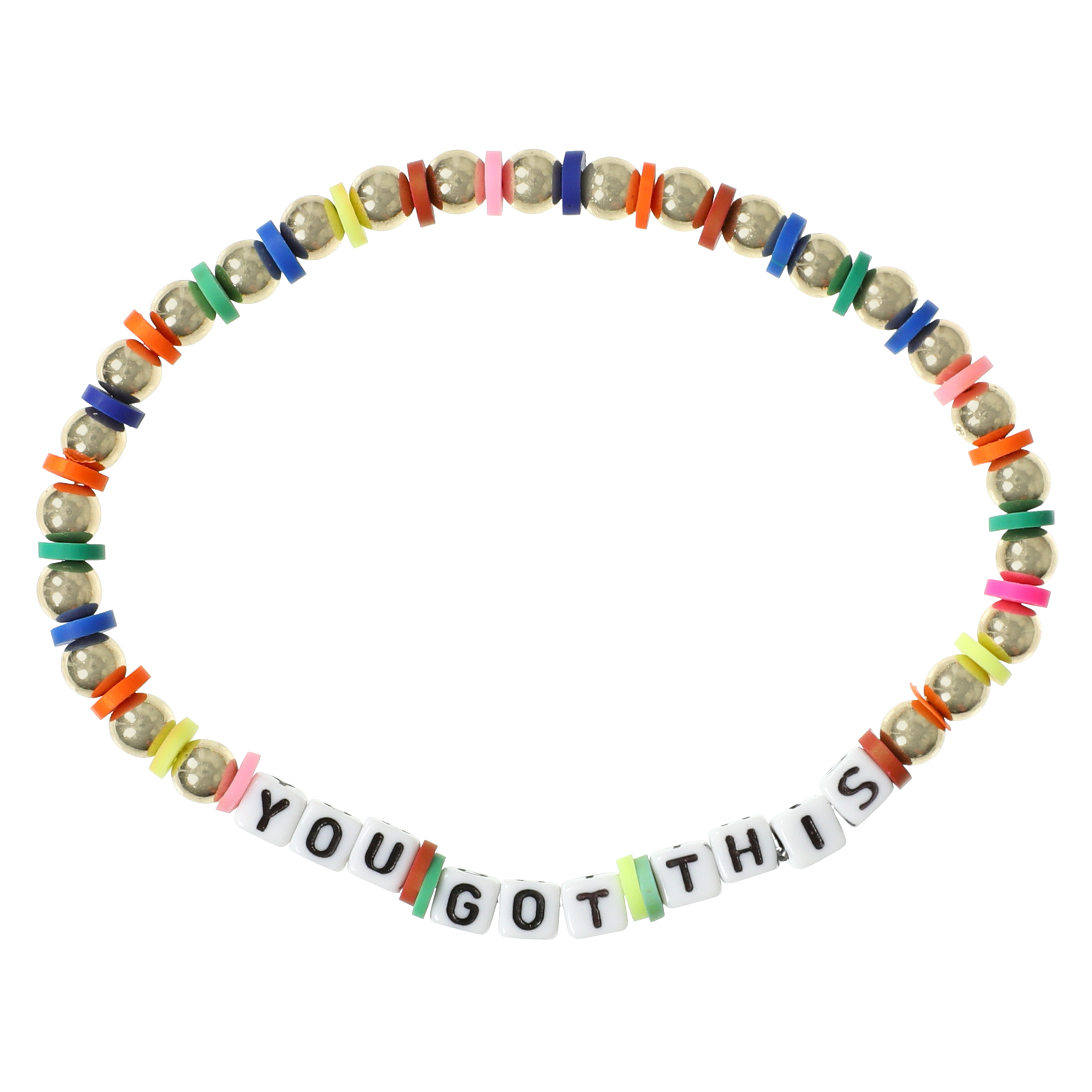 'You Got This' Beaded Bracelet