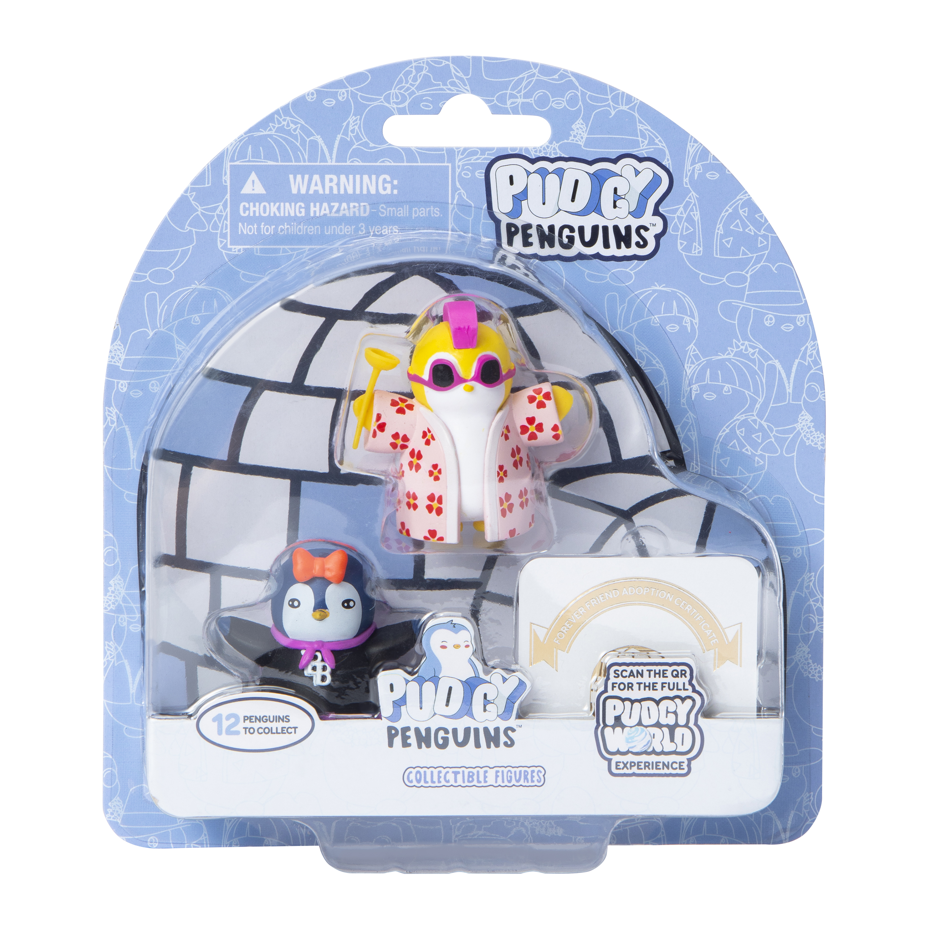 Pudgy Penguins™ Collectible Figures 2-Count (Styles May Vary)