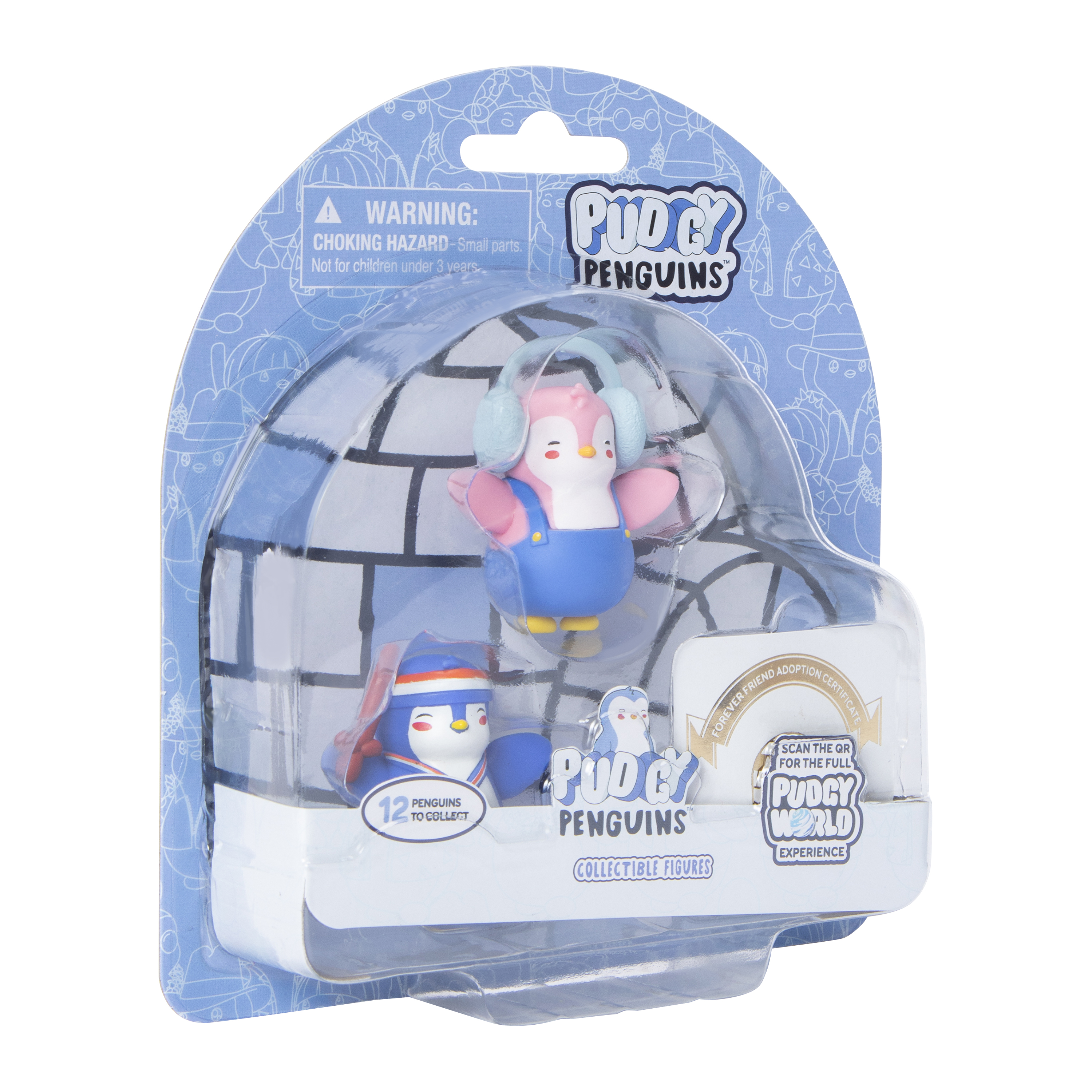 Pudgy Penguins™ Collectible Figures 2-Count (Styles May Vary)