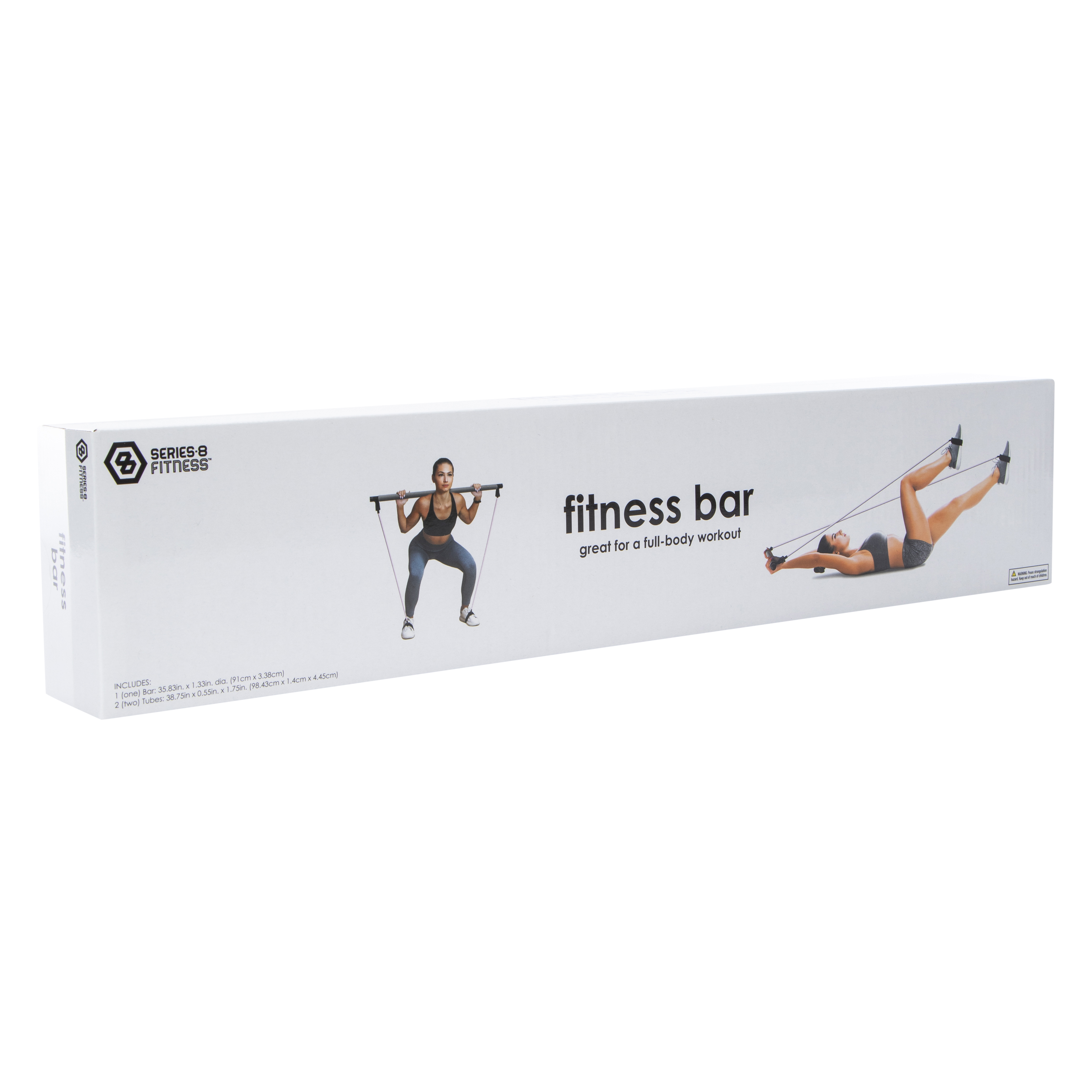 Series-8 Fitness™ Fitness Bar With Resistance Tubes
