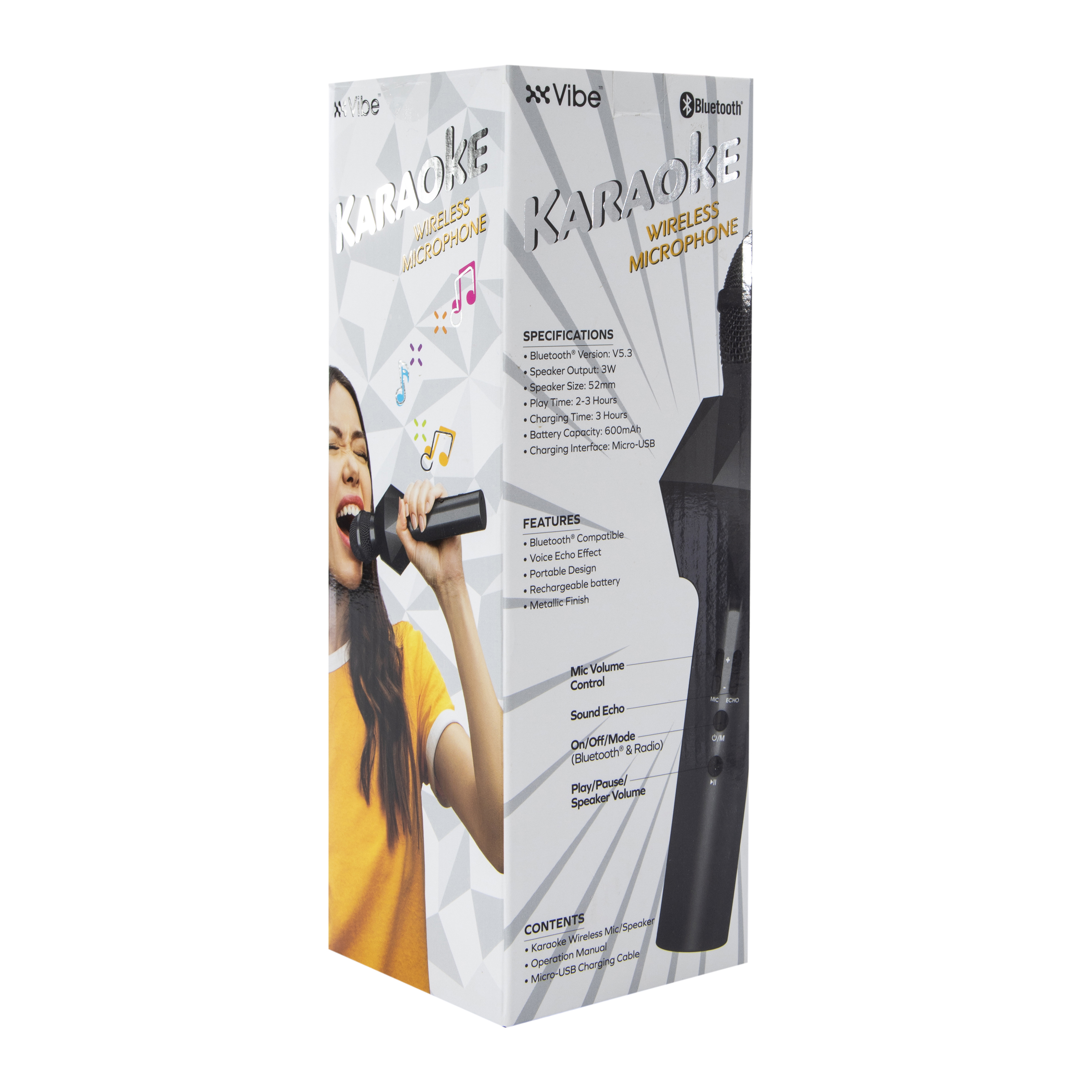 Karaoke Wireless Bluetooth® Microphone