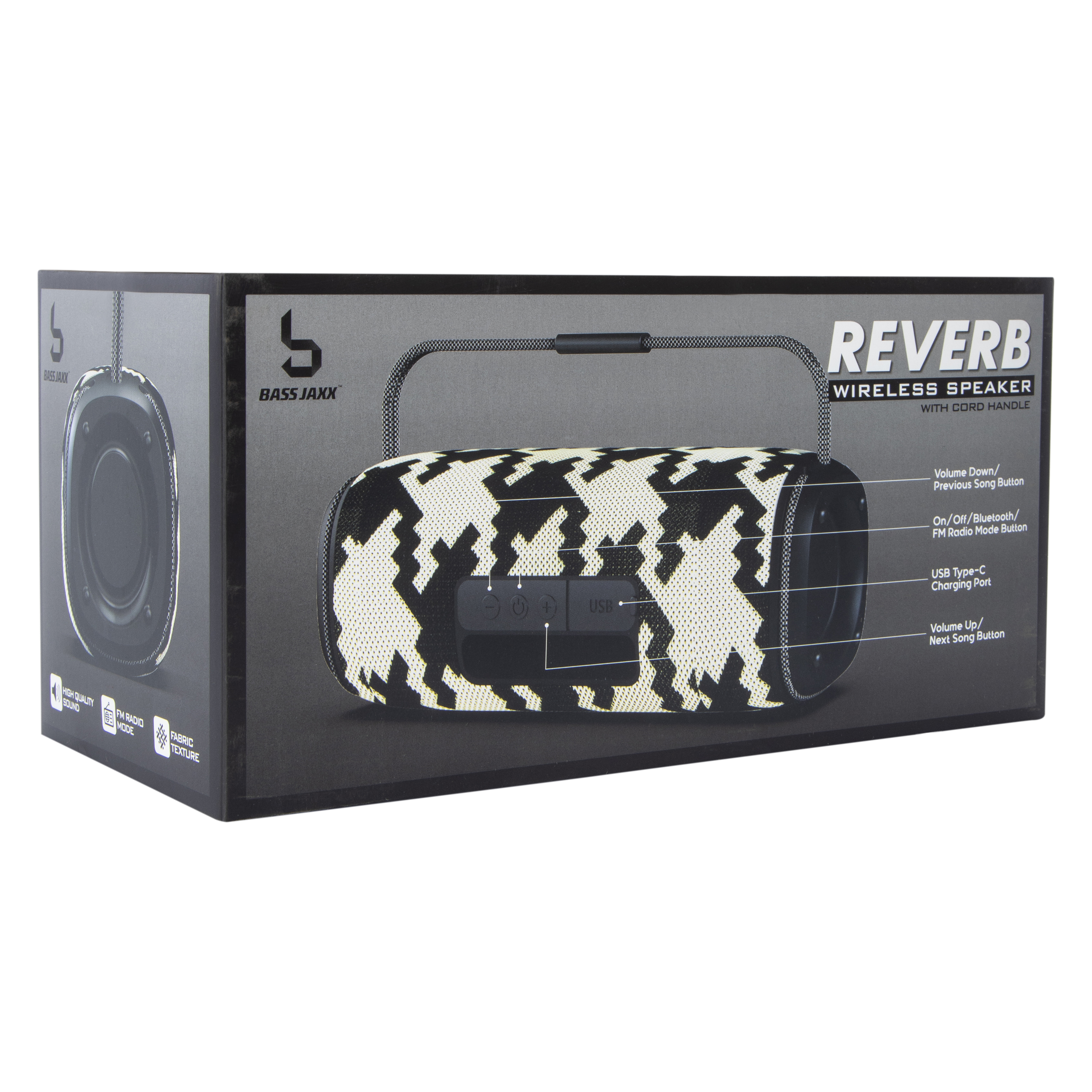 Bluetooth® Reverb Wireless Speaker With Cord Handle