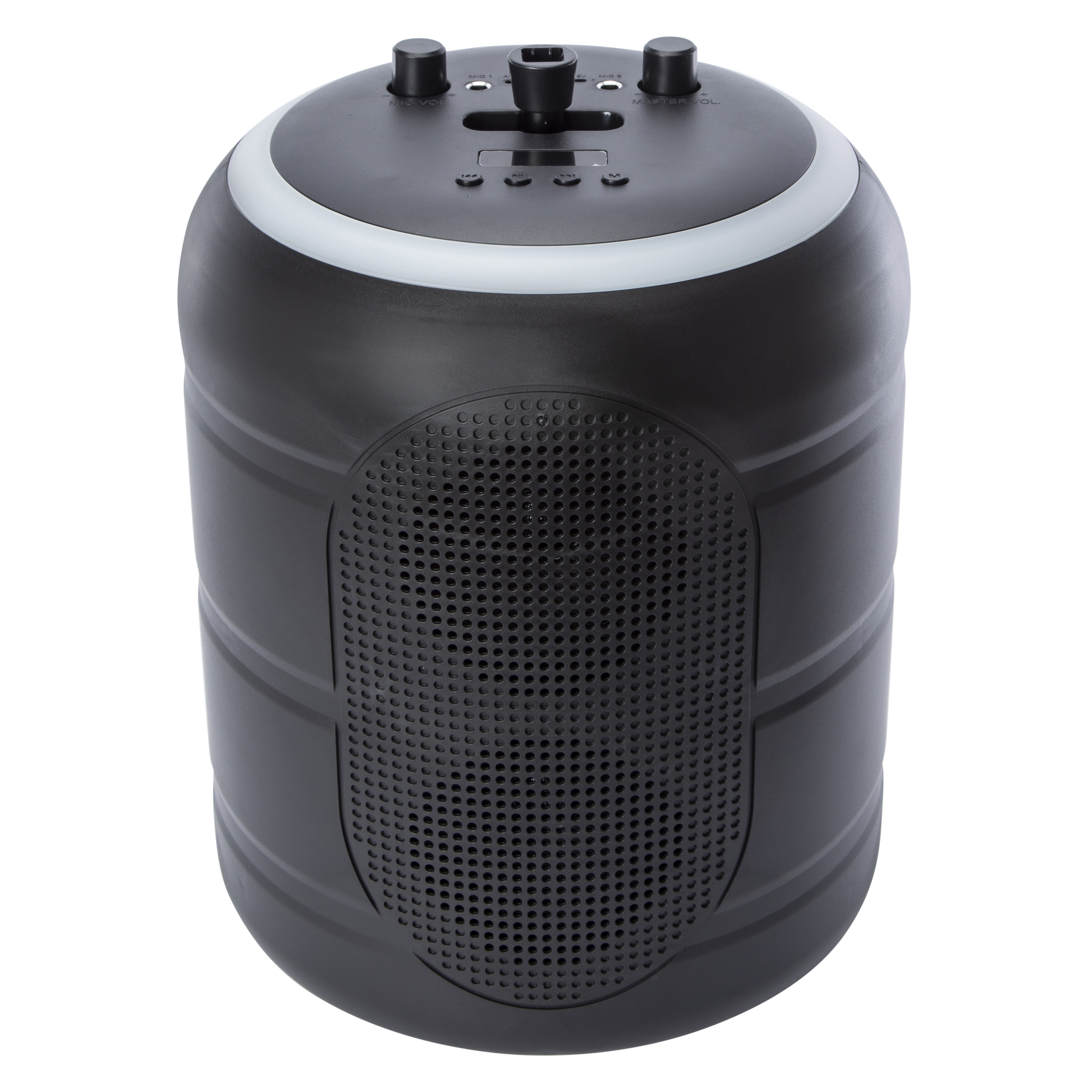 Bluetooth® Karaoke Speaker w/ Phone Stand & 2 Microphones