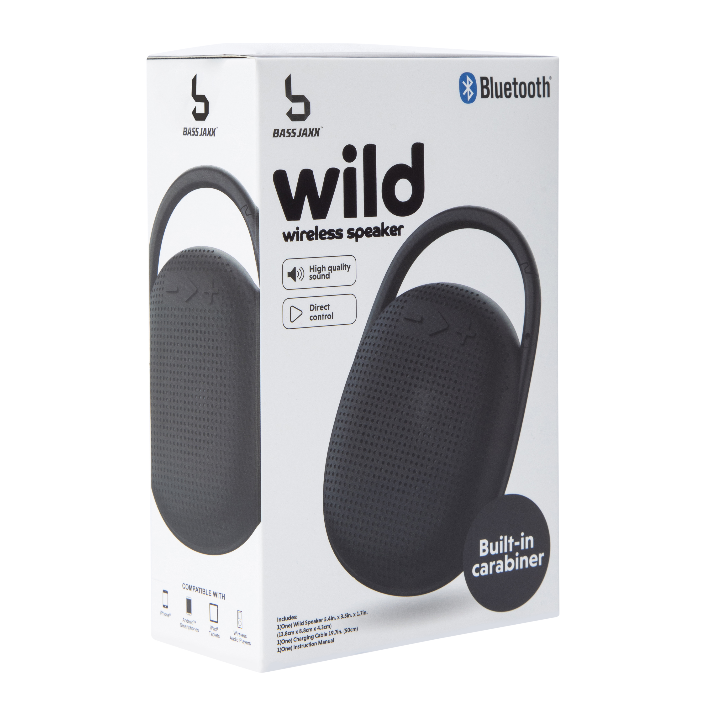 Bluetooth® Wild Carabiner Wireless Speaker