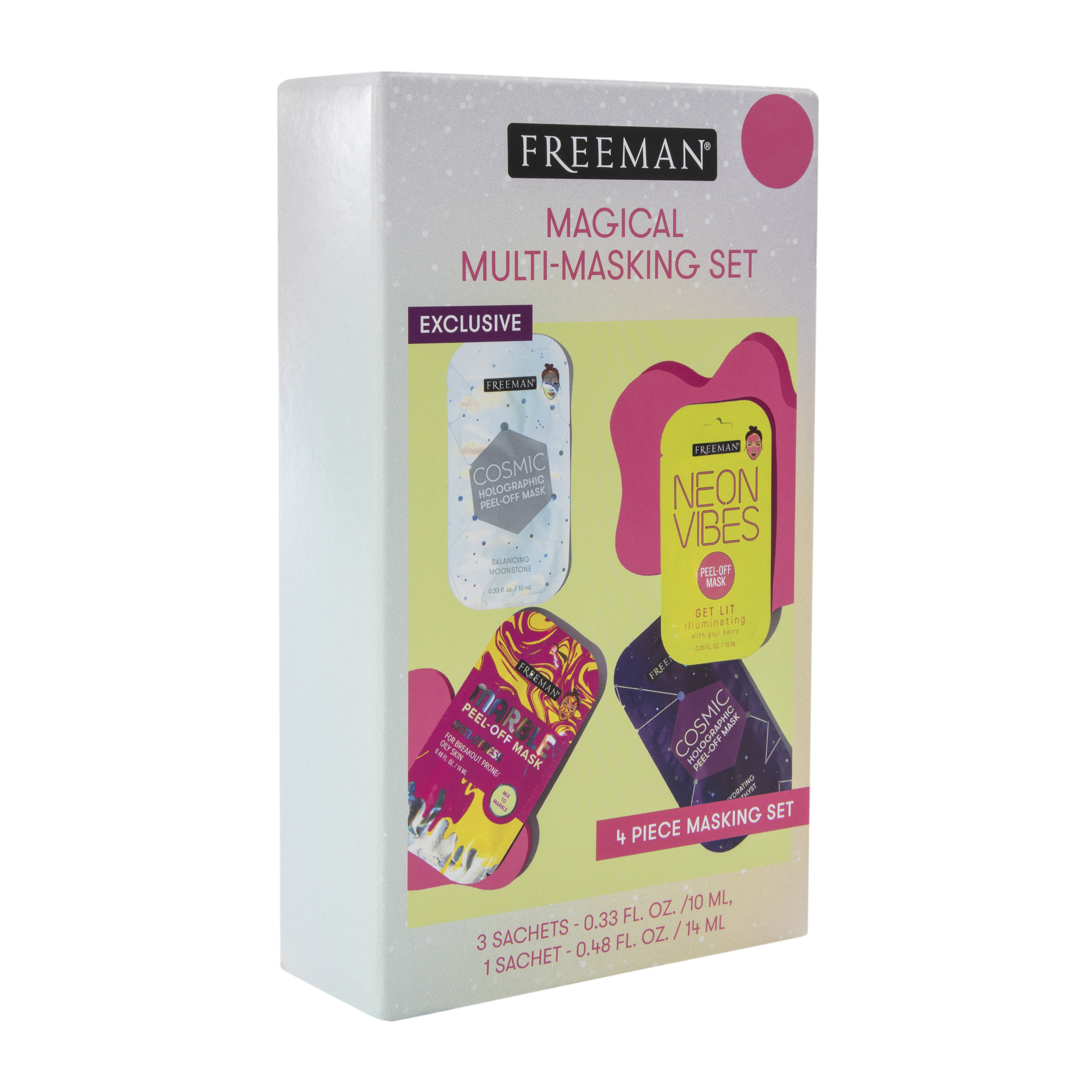 Freeman® Magical Multi-Masking 4-Piece Set