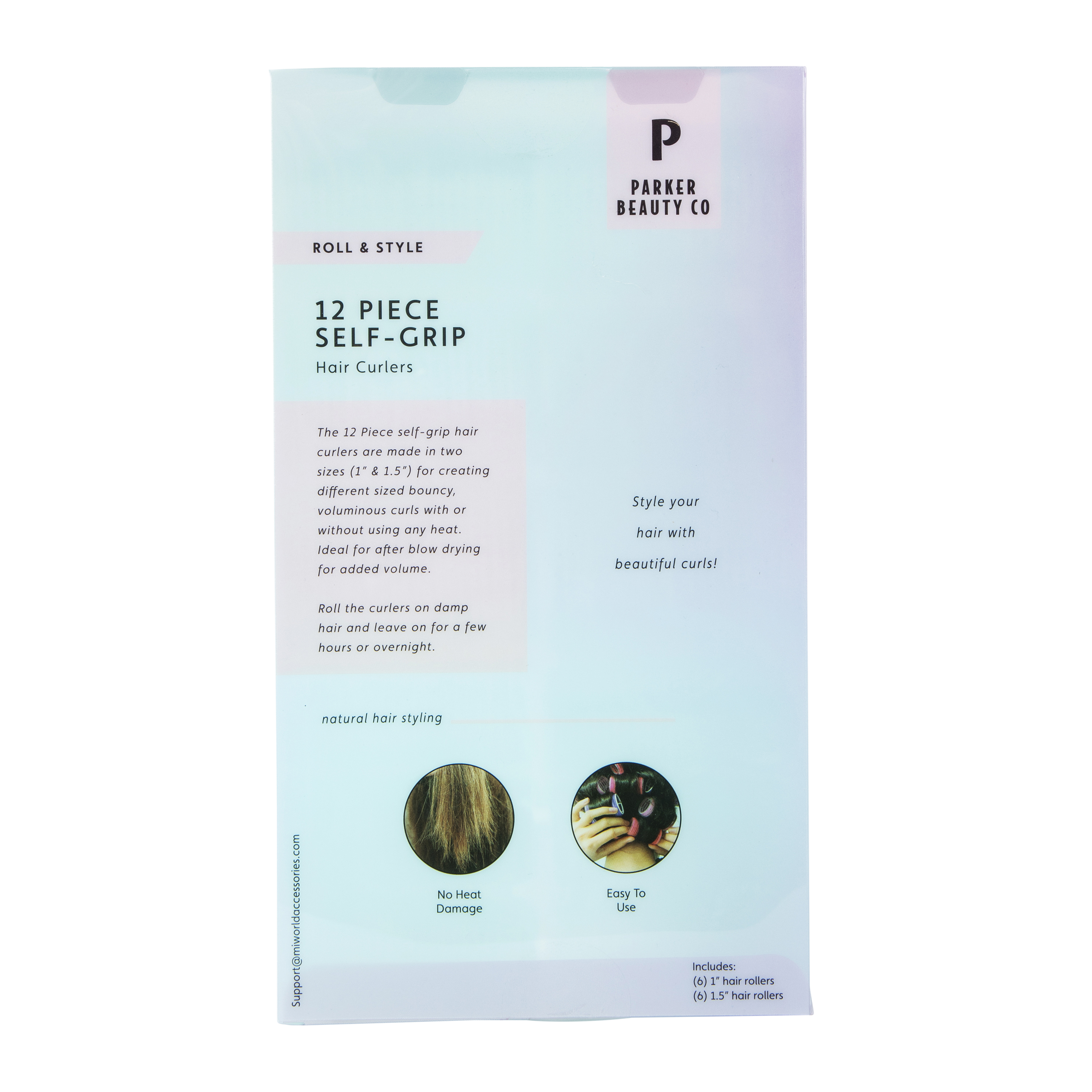 Self-Grip Hair Curlers 12-Count