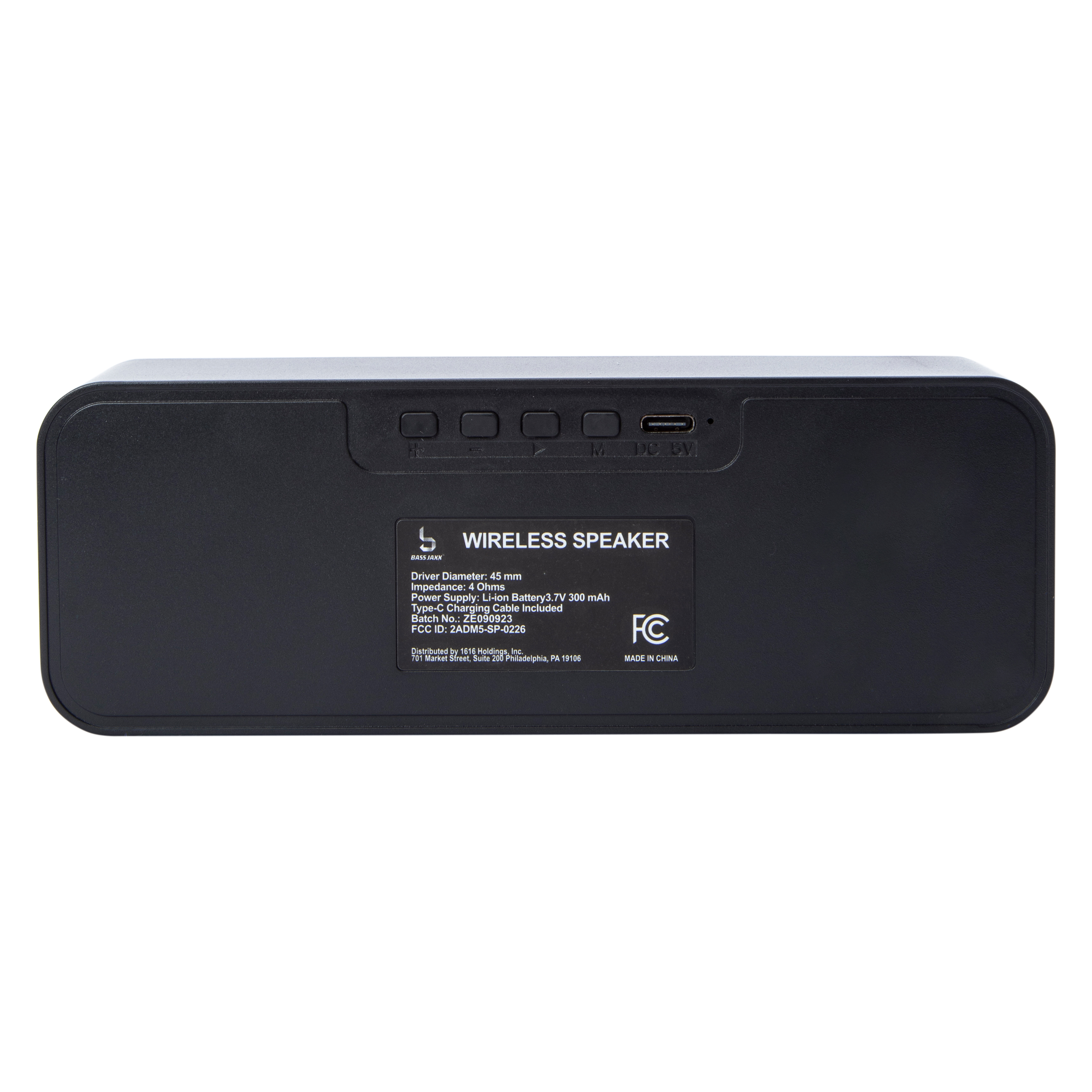 Diamond Bluetooth® Wireless Speaker 6.7in x 2.4in