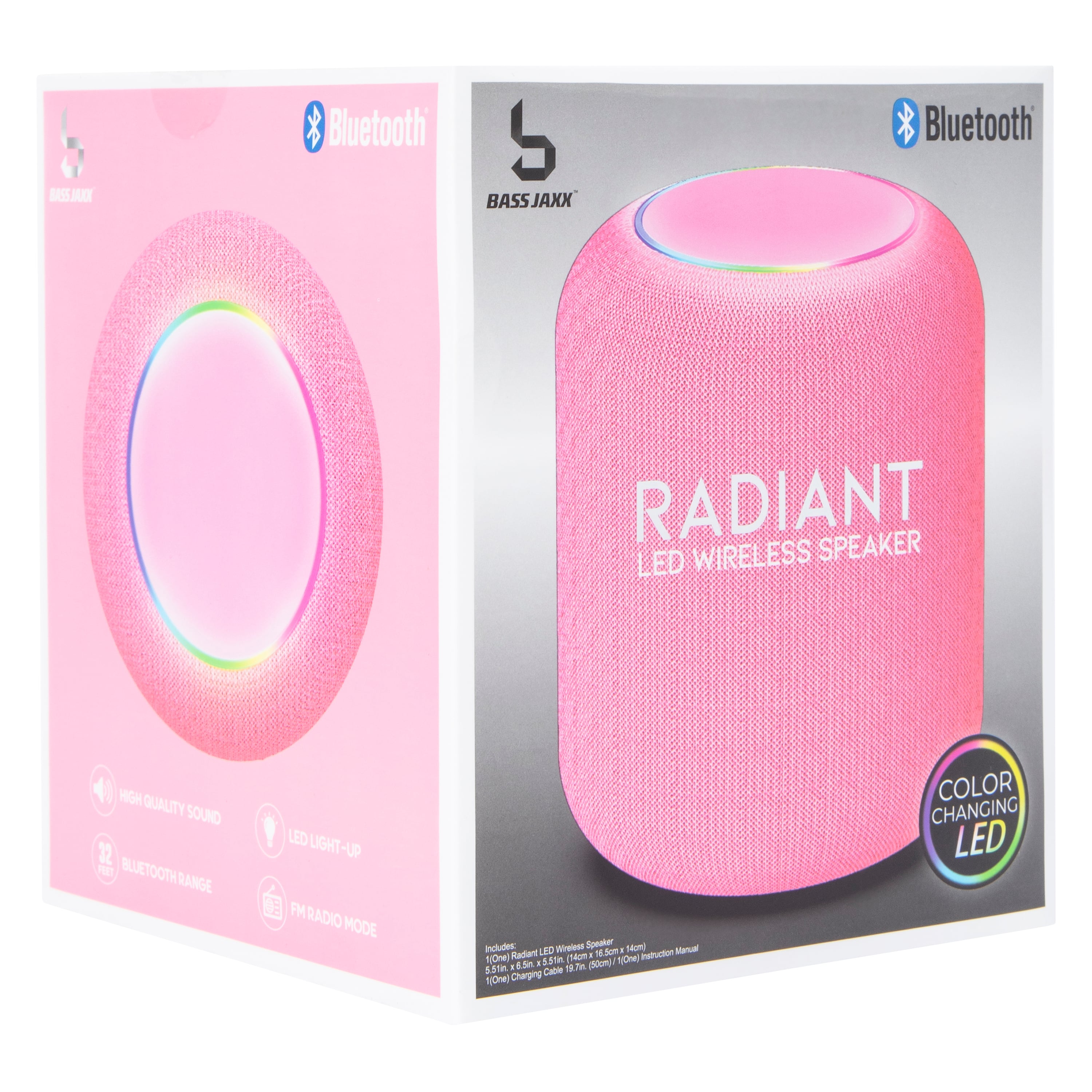 Bocina Inalambrica LED Bass Jaxx con Luces Chulas 6
