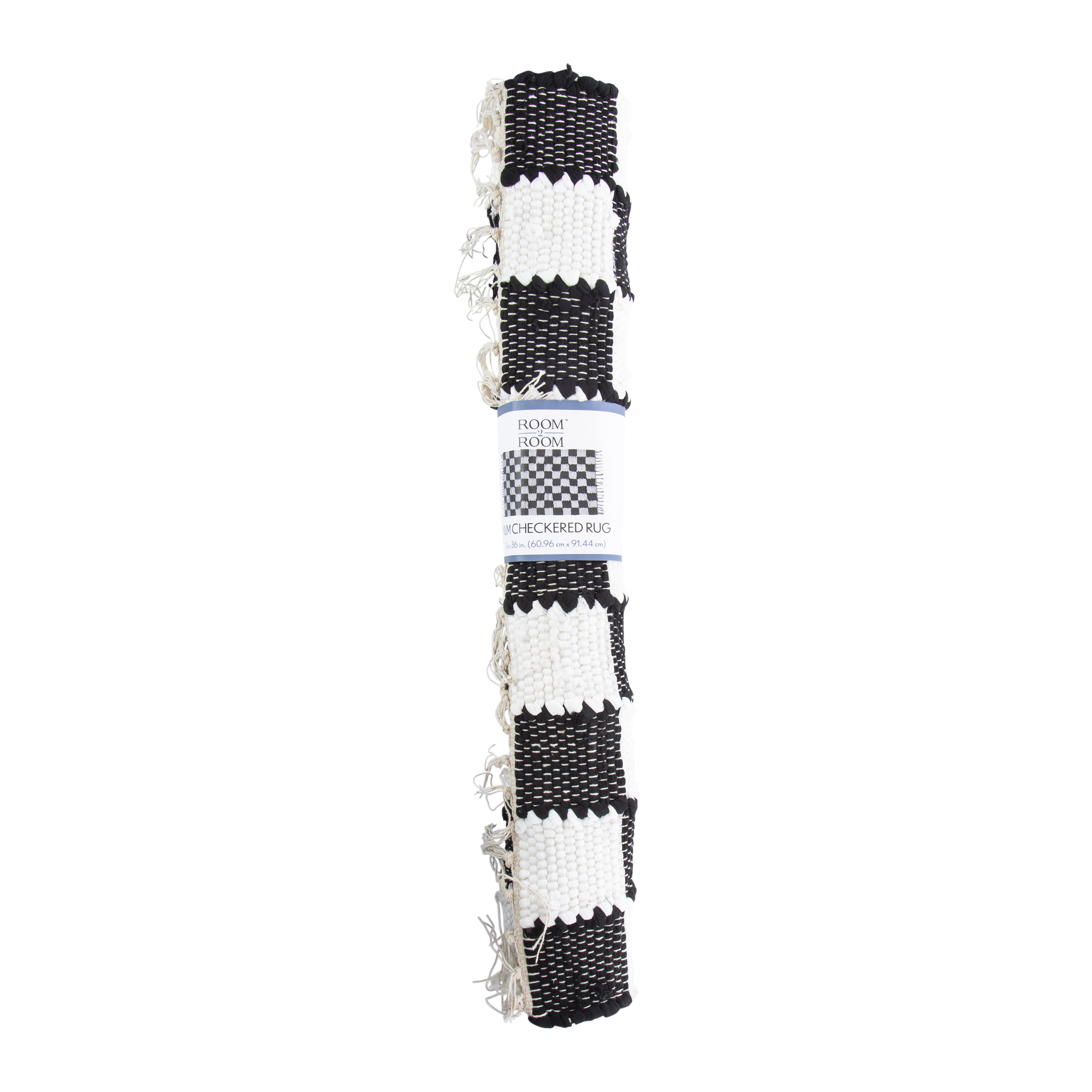 Checkered Kilim Rug 2ft x 3ft
