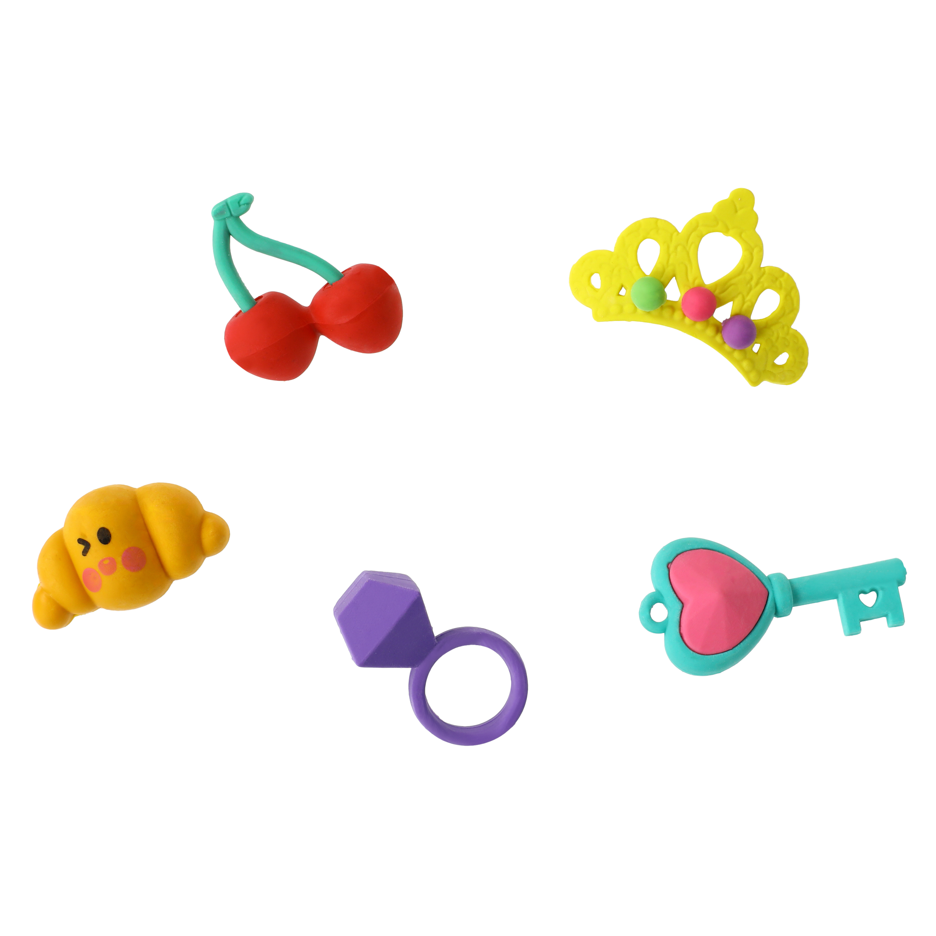 Premiere® Unicorn 3D Erasers 5-Pack