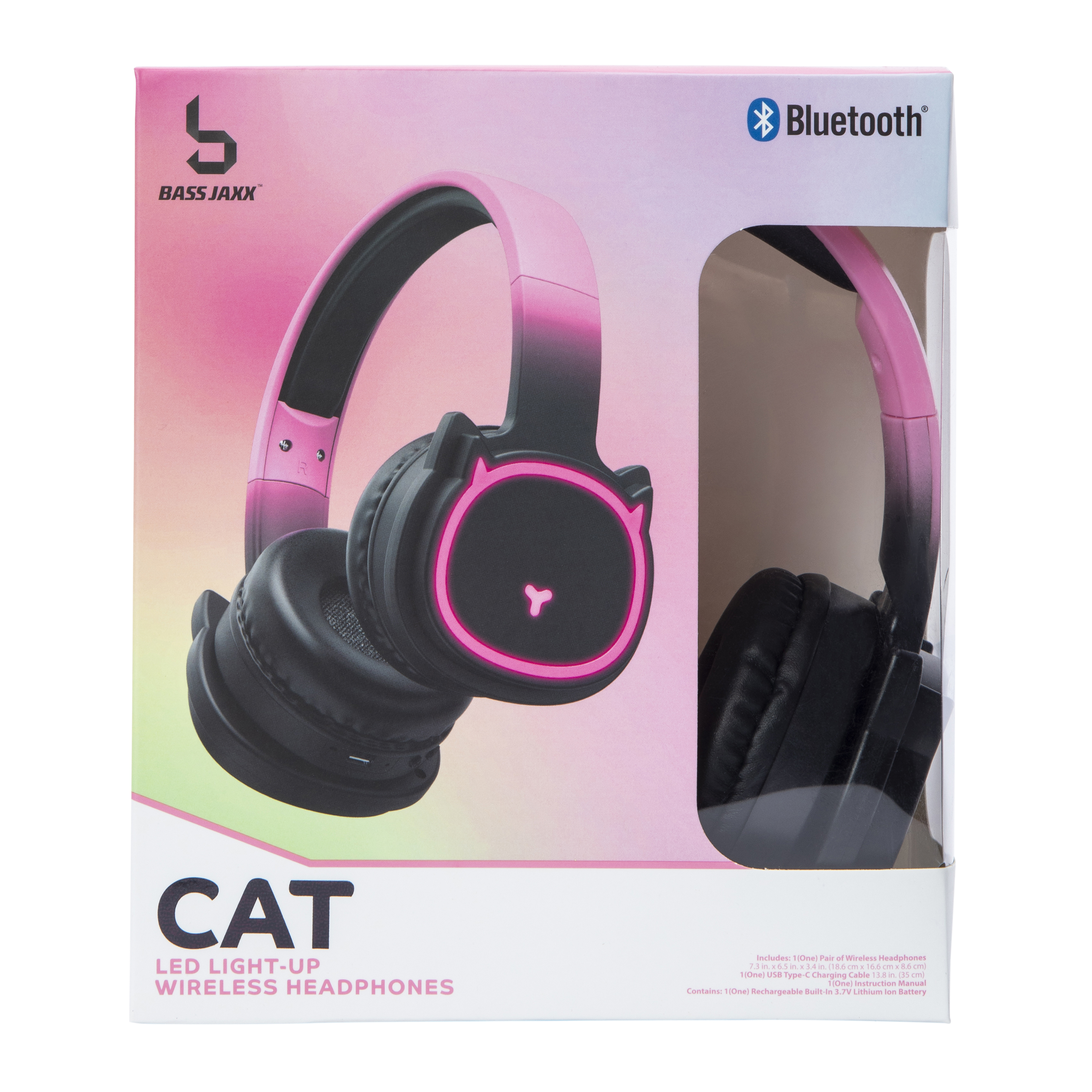 Novelty Shape LED Light-Up Wireless Headphones