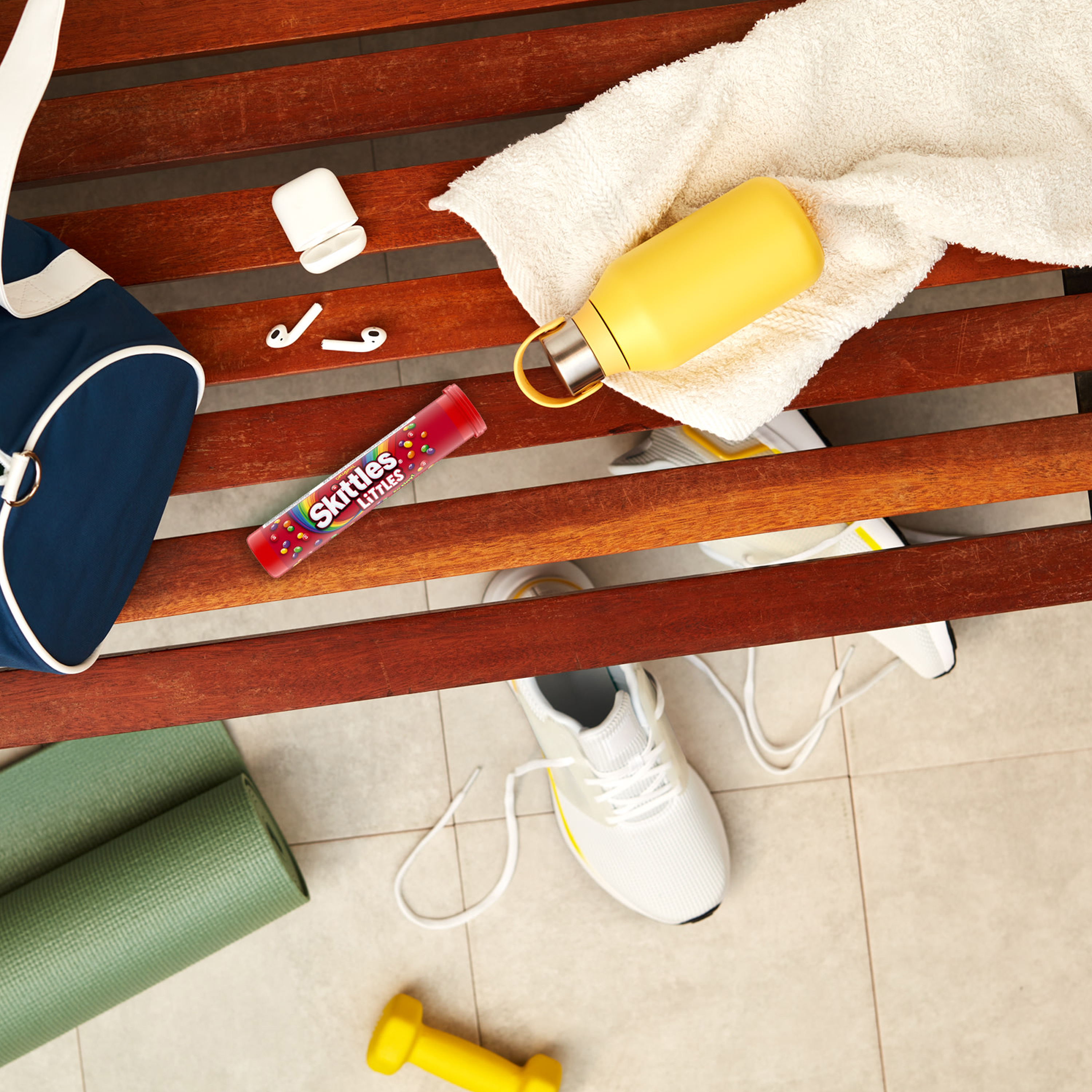 SKITTLES Original Littles Chewy Candy, Share Size, 1.9 oz Mega Tube