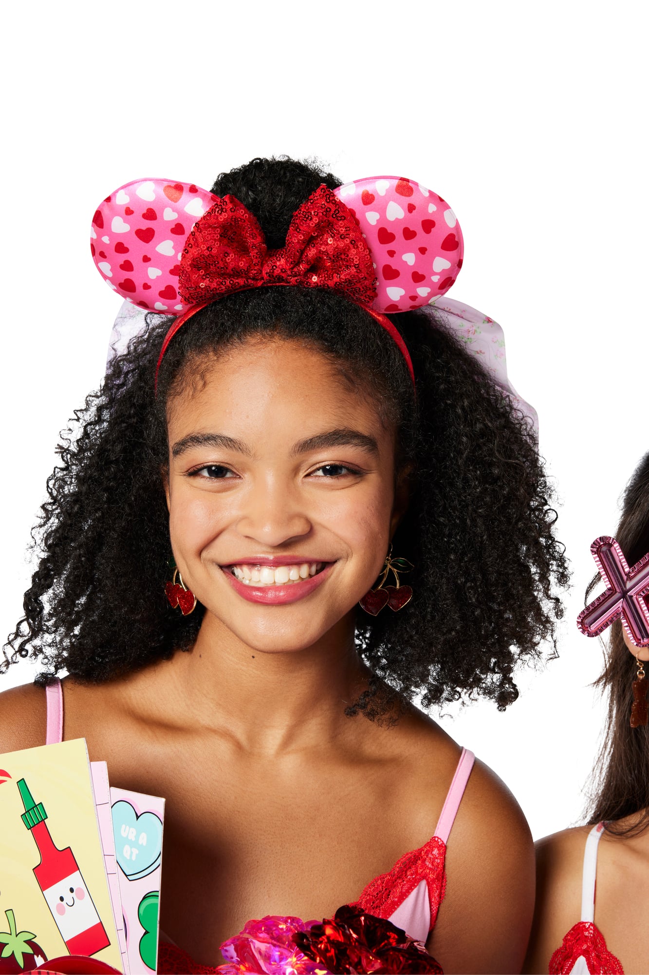 Disney Minnie Mouse Ears Heart Headband