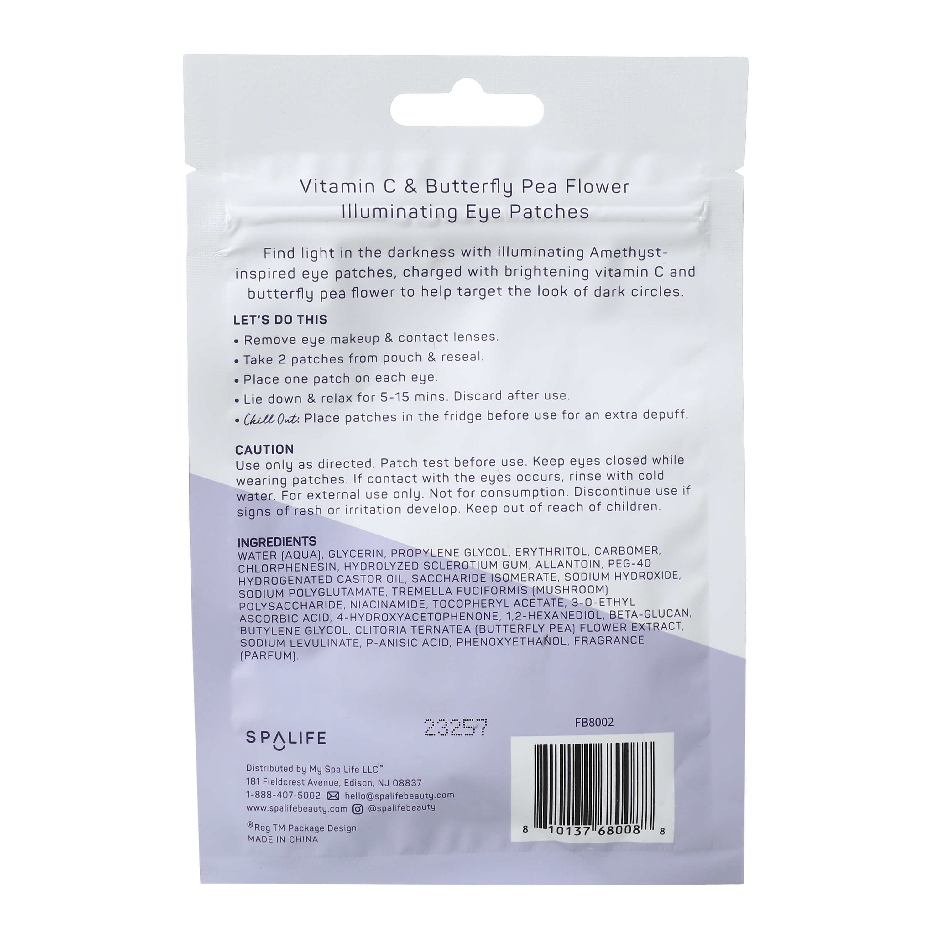 Crystal-Inspired Infused Eye Patches 8-Count