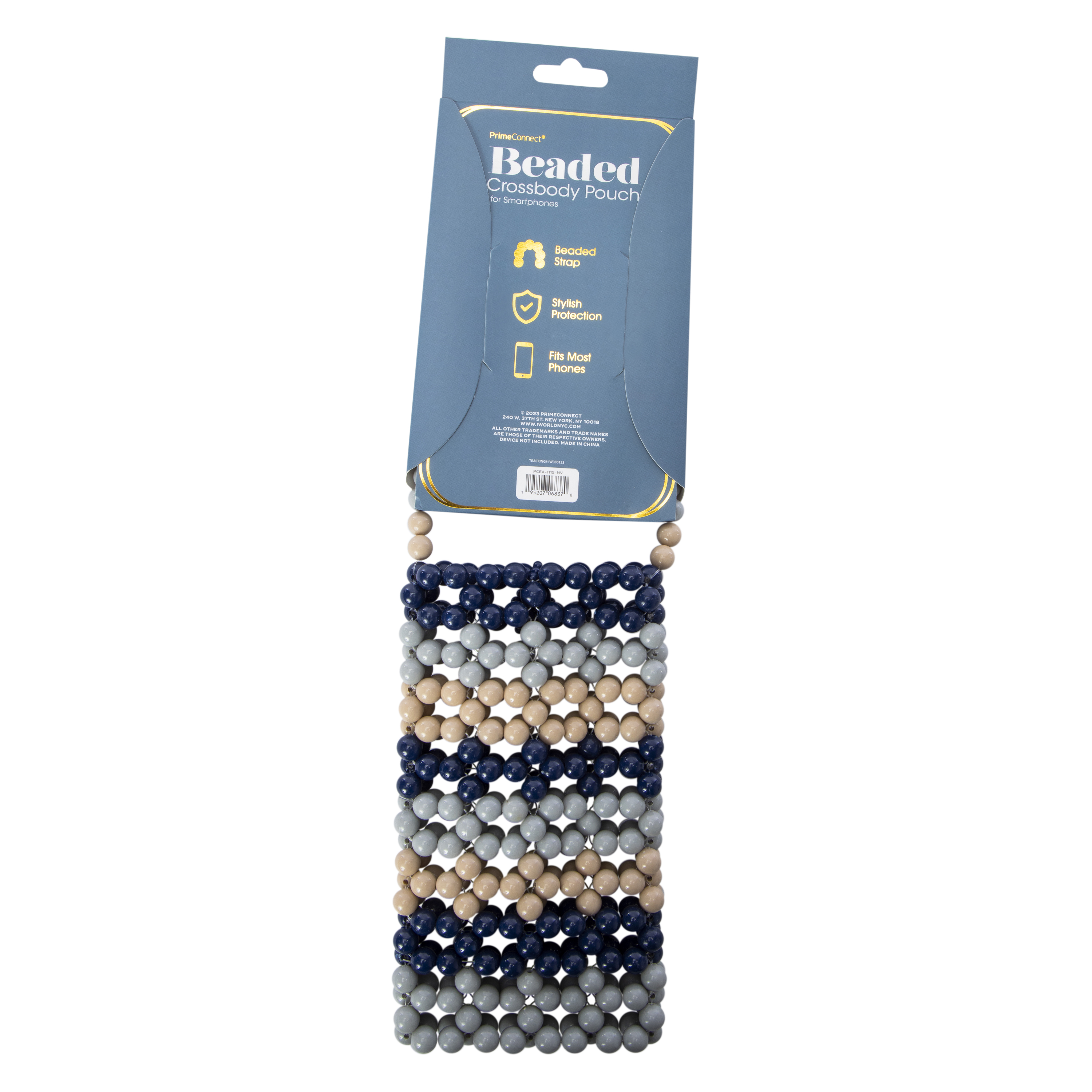Beaded Crossbody Pouch For Smartphones